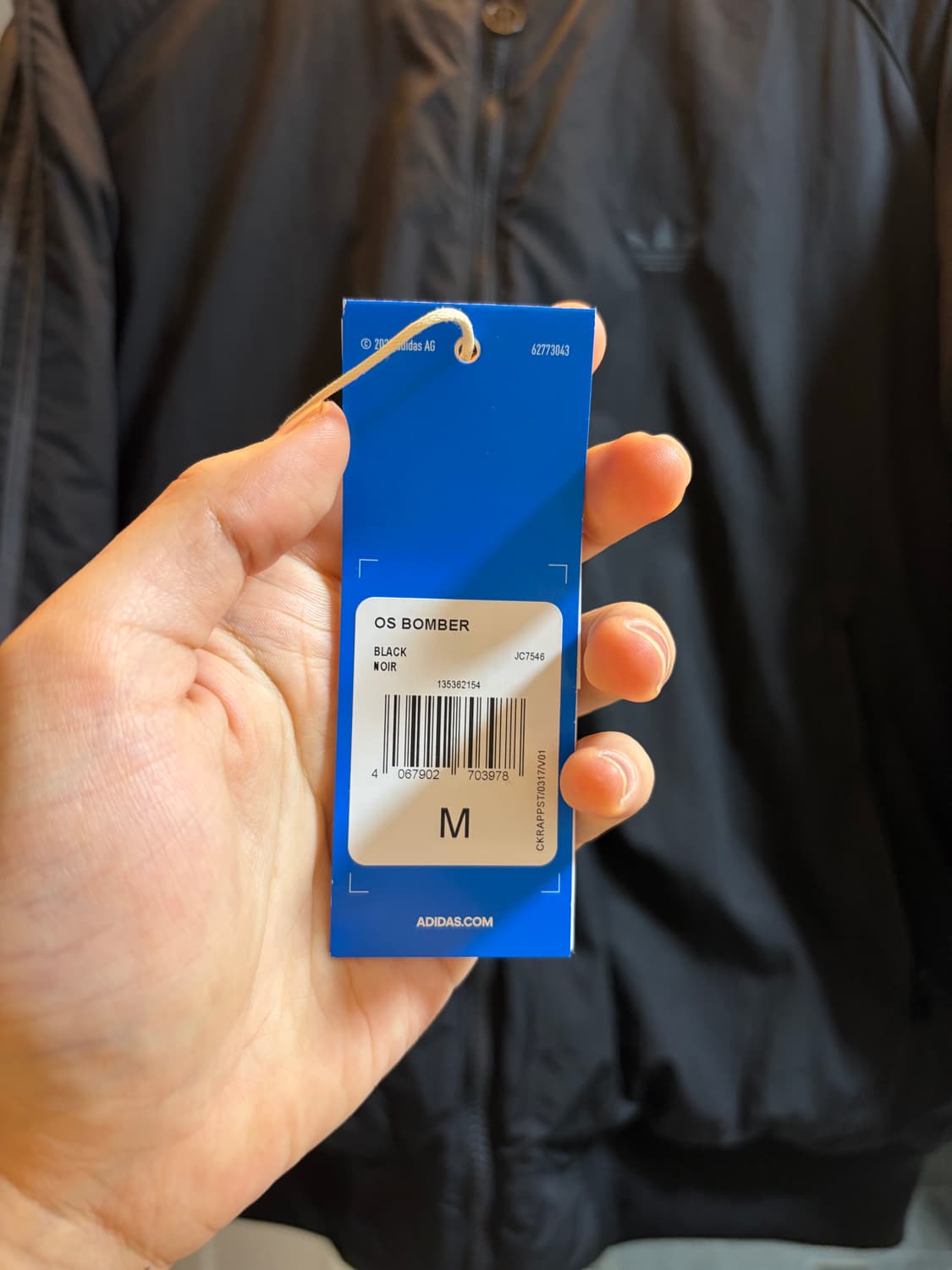 아디다스 오리지널스 패션 오버사이즈 봄버 자켓 JC7546 Black 상품이미지4