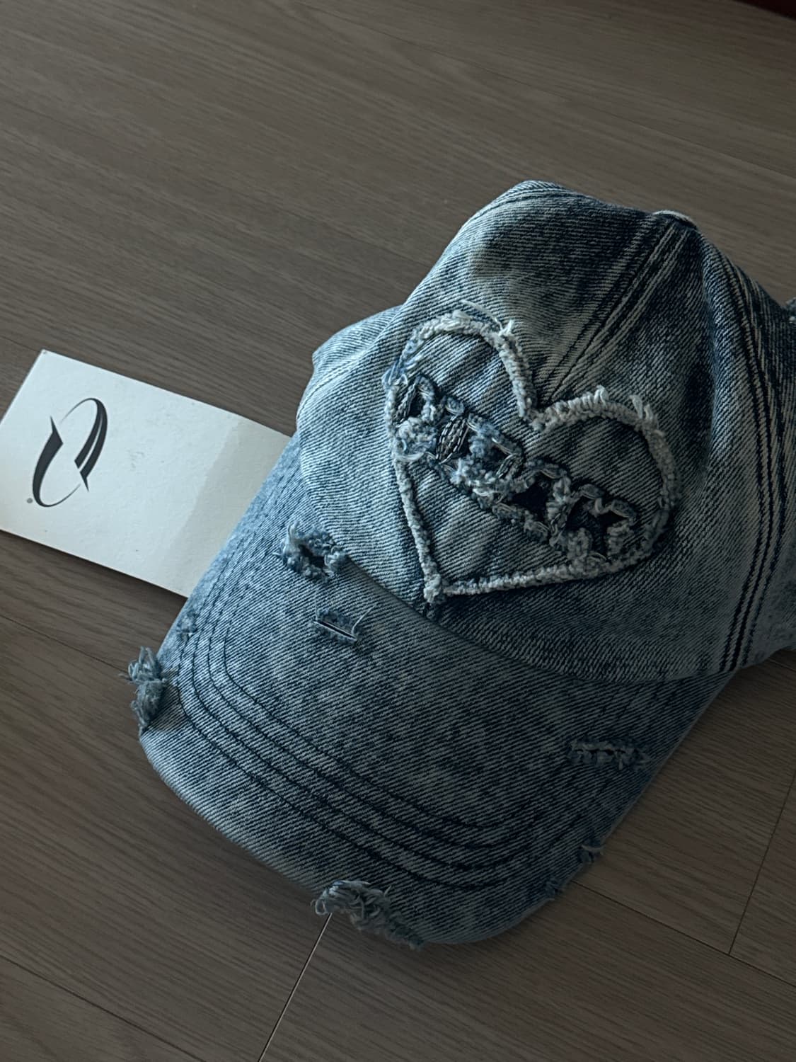 마끄 데님 볼캡 상품이미지1