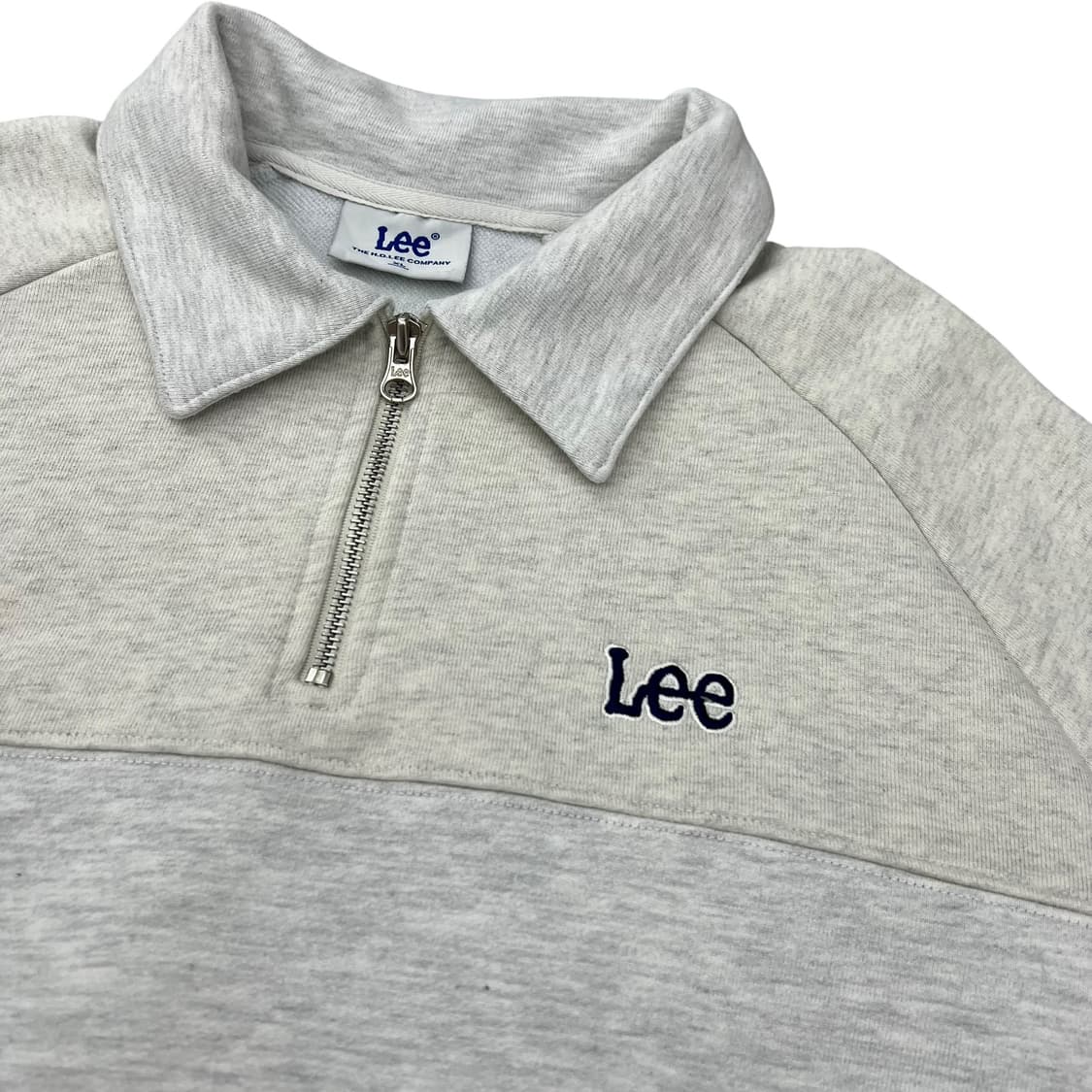 LEE 리 스트라이프 배색 카라 반집업 럭비티셔츠 상품이미지6