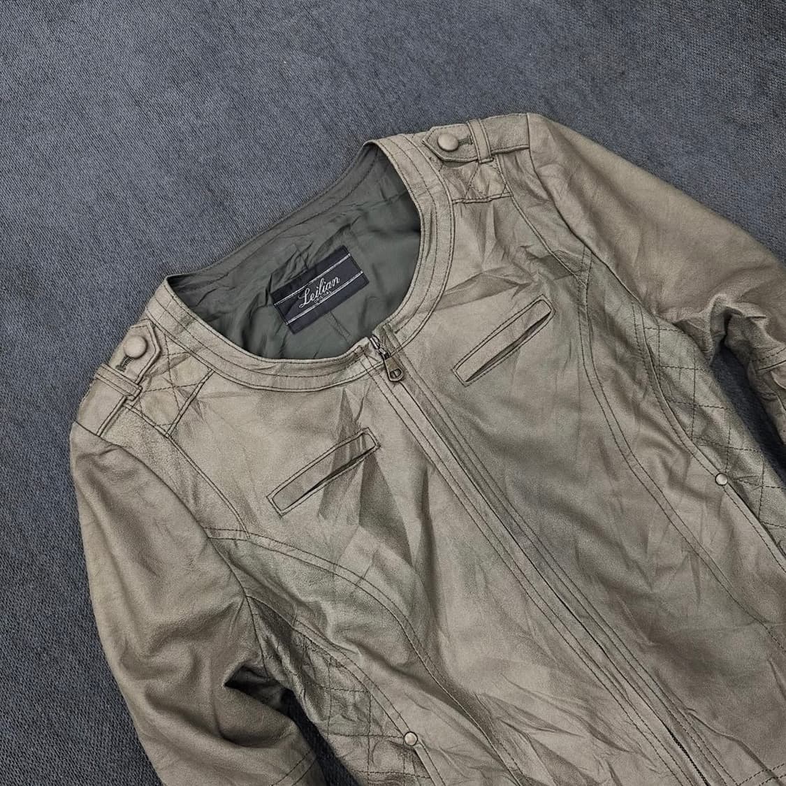 Khaki coating urban jacket 상품이미지4