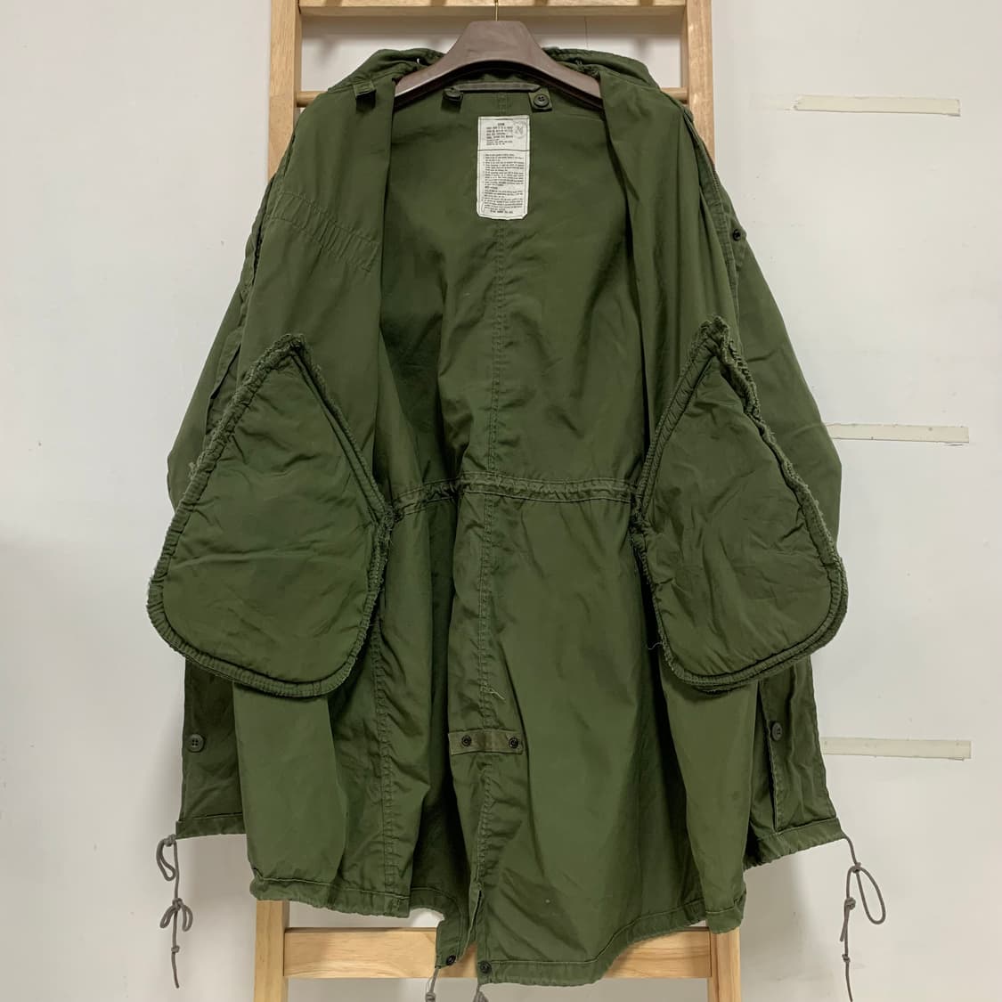 80‘s US Army 미군 오리지널 M-65 피쉬테일 파카 상품이미지7