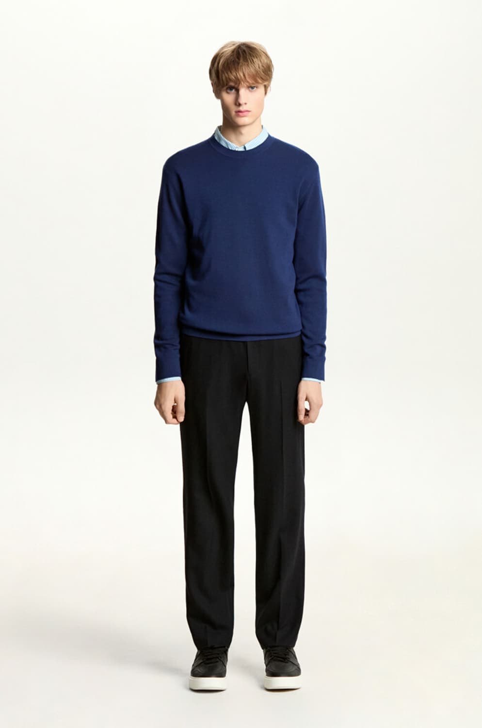 DKNY 데일리 울 블렌드 트윌  슬랙스 팬츠 상품이미지1