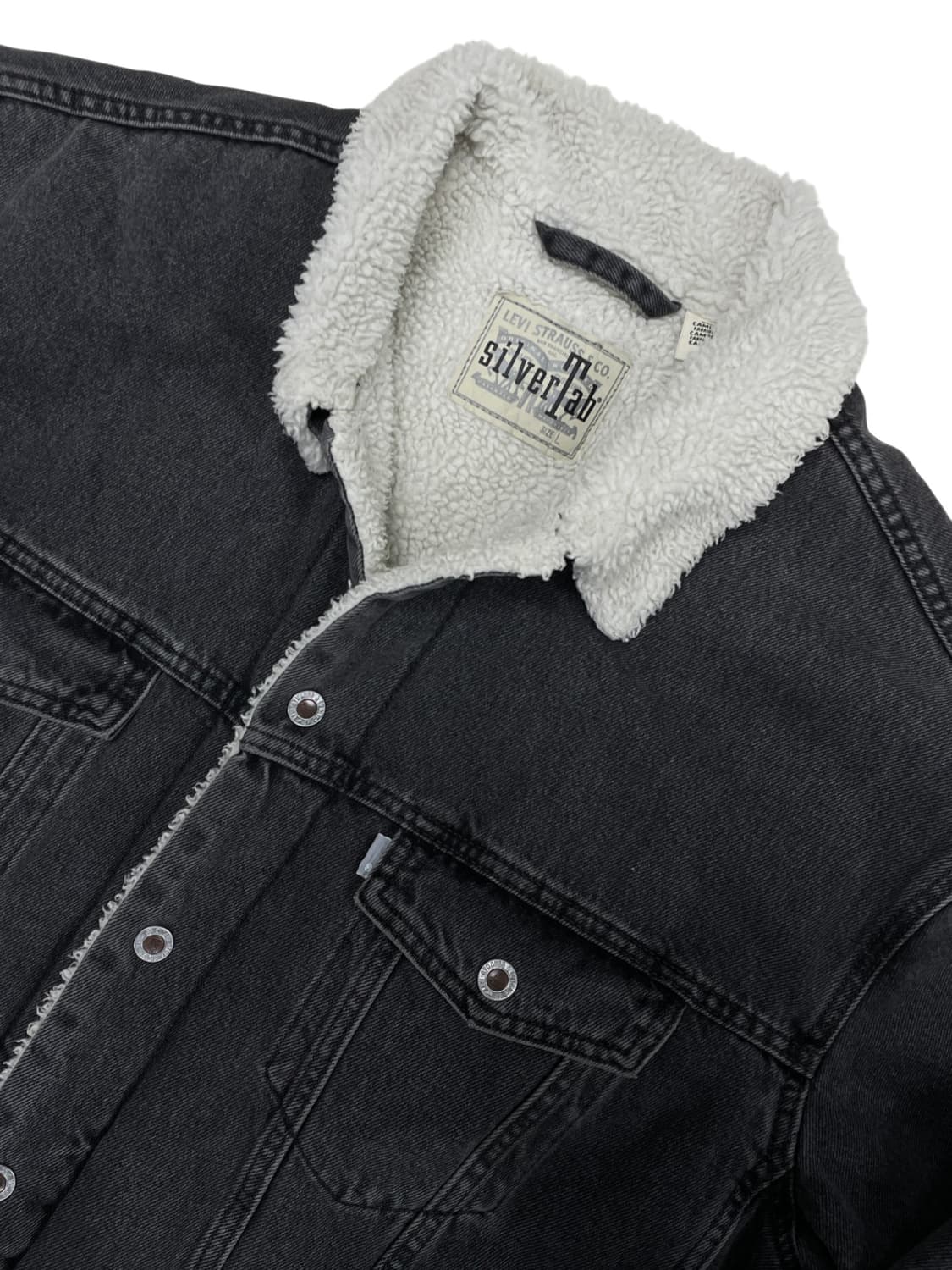 [L] Levis 리바이스 실버탭 쉐르파 데님 트러커 자켓 상품이미지3