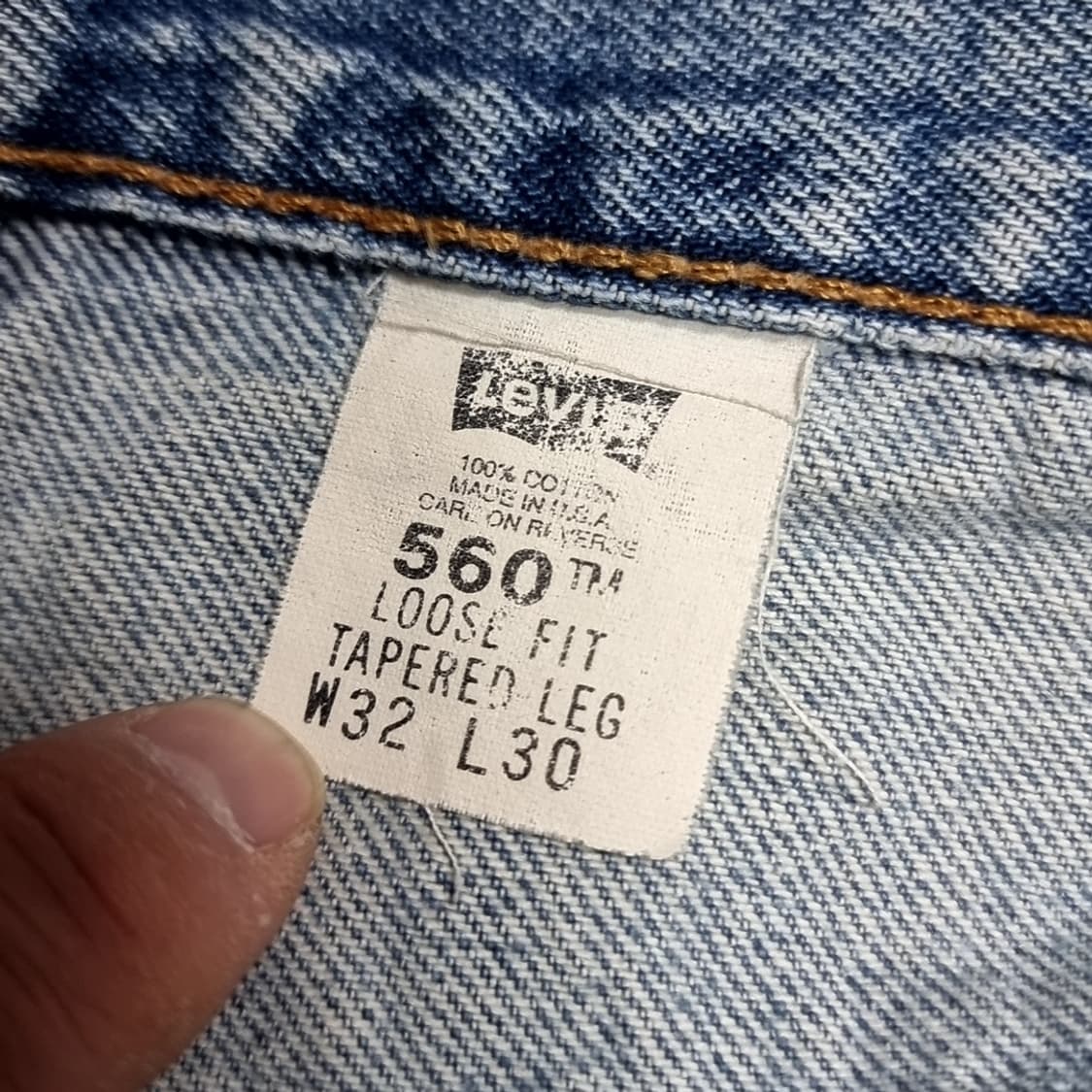 미제 usa 리바이스 560 디스코 바지(32) 상품이미지4