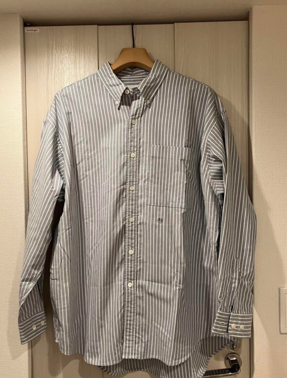 나나미카 Button Down Stripe Wind WM사이즈 상품이미지1