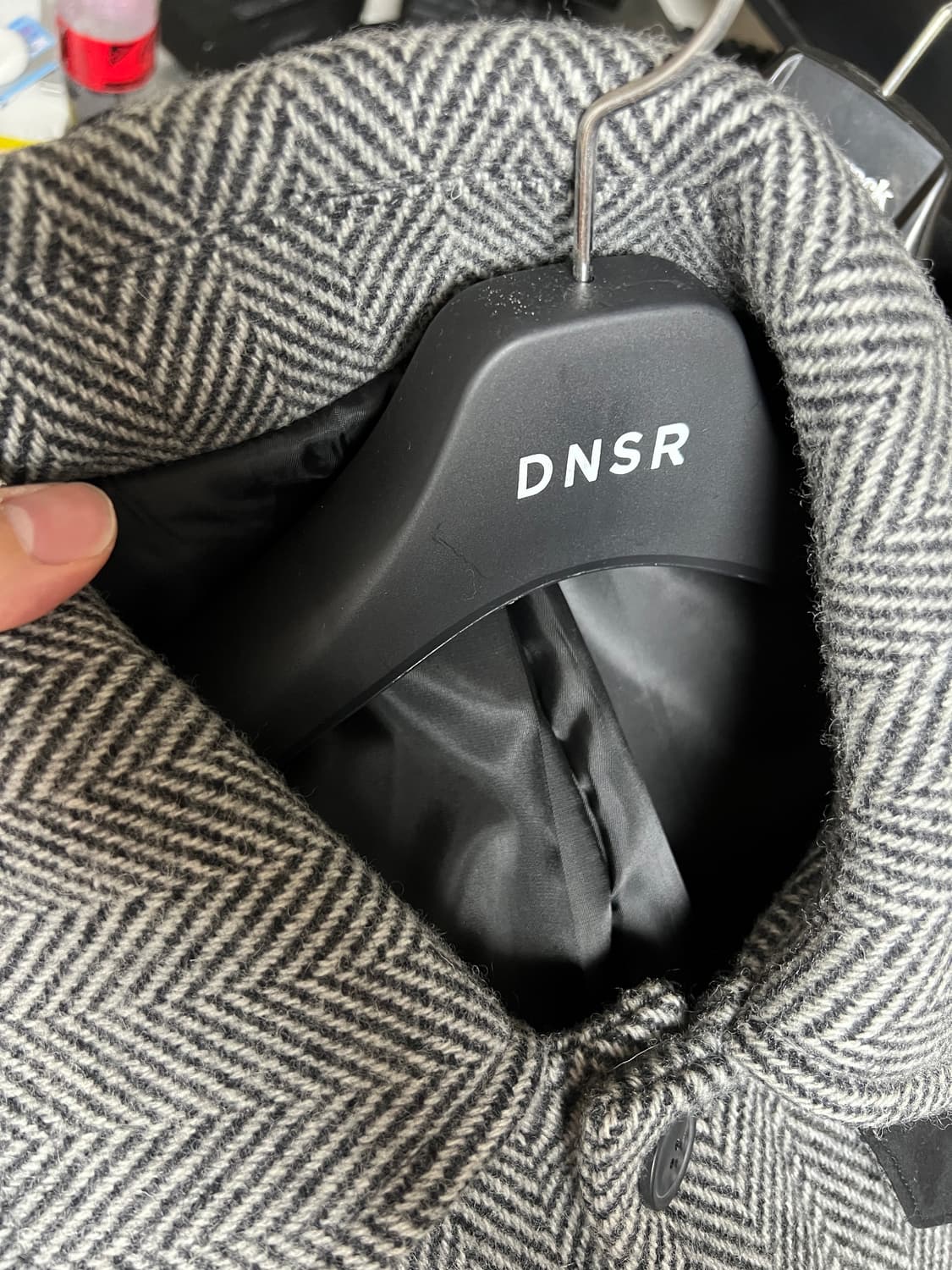 DNSR 빅카라 오버사이즈 발마칸 코트 M 상품이미지4