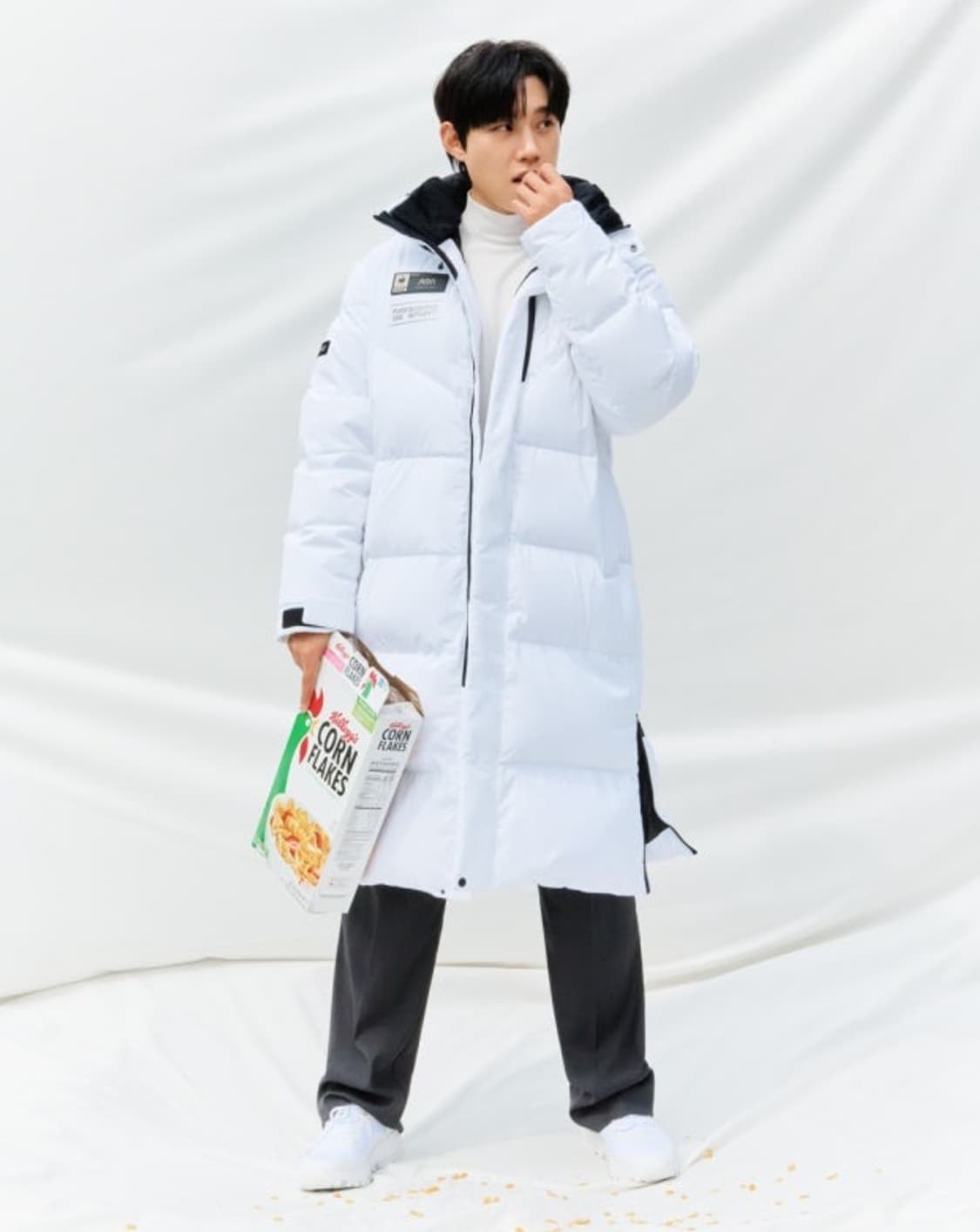 (미사용)르꼬끄 듀얼플렉스 롱패딩 (110사이즈 xxl) 상품이미지6