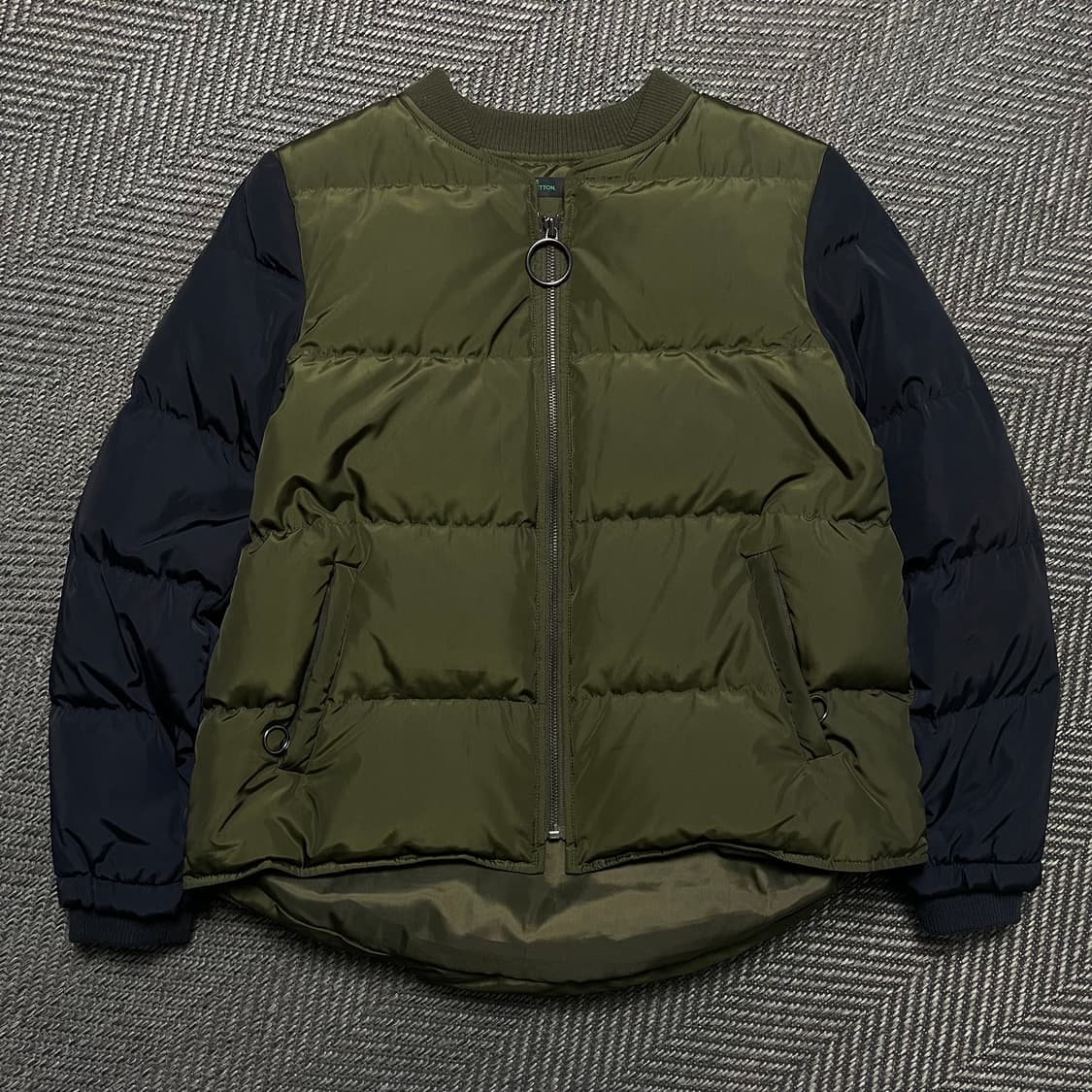 베네통 배색 덕다운 푸퍼 패딩 자켓o 5313 상품이미지1