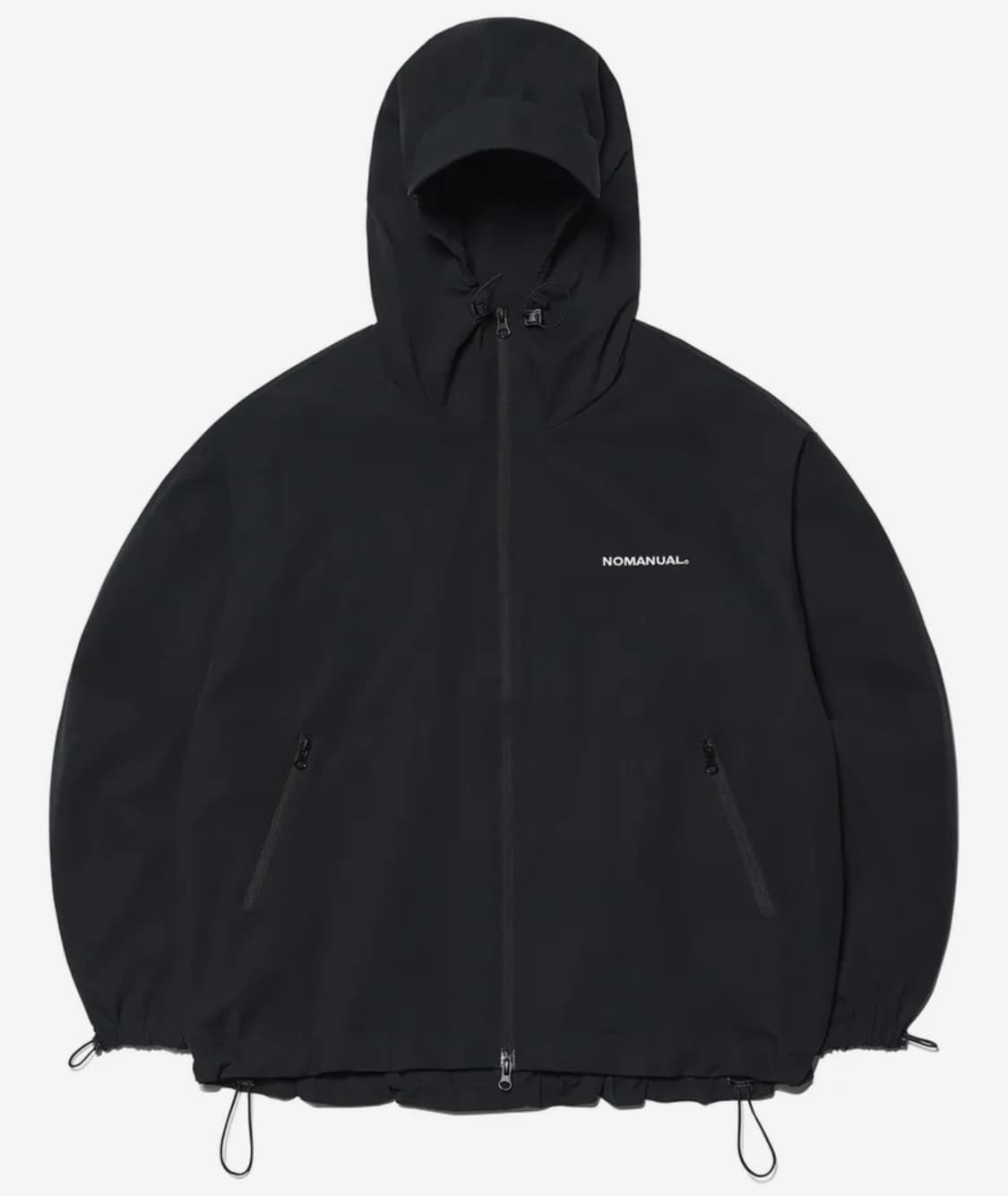 노매뉴얼 바람막이(penon wind shell) 블랙 XL 새상품 상품이미지1