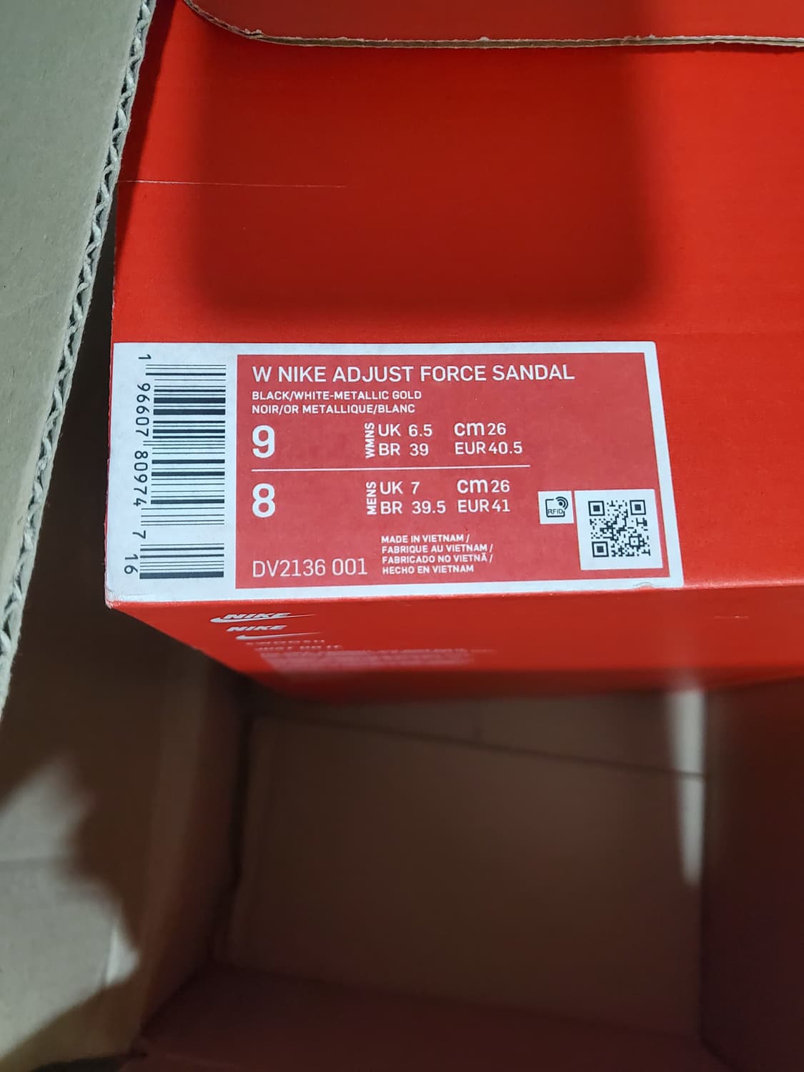 나이키 어저스트 포스 샌들 260(새상품) 상품이미지4