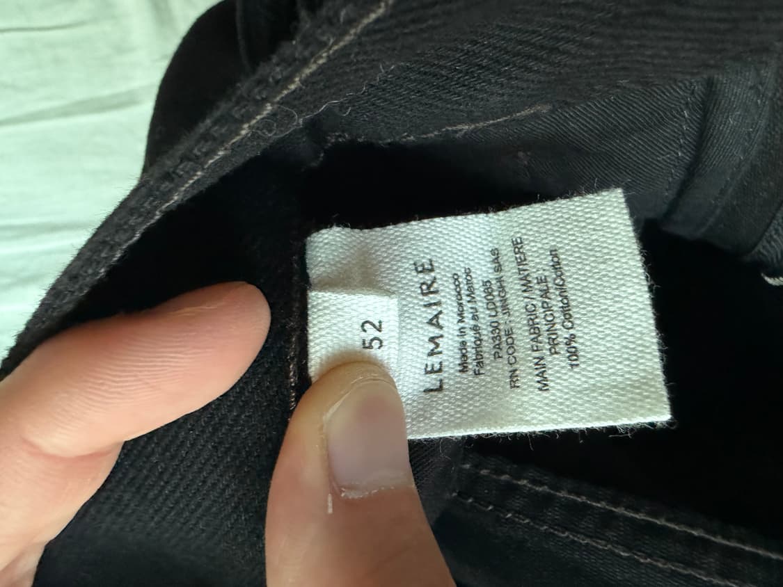 [52] 르메르 심리스 데님 진 블랙 상품이미지4