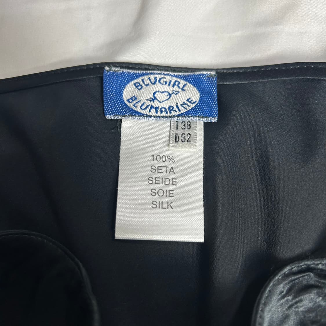 [Blumarine] 블루걸 블루마린 실크 머메이드 미디스커트 상품이미지4