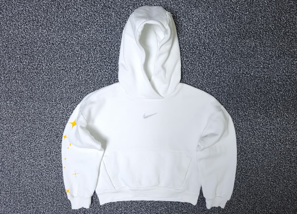 [무료배송][140]나이키 키즈 기모 크롭티 후드티 상품이미지1