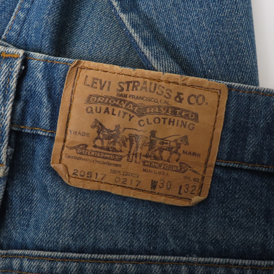 리바이스 80s 오렌지탭 517 부츠컷 데님 30 상품이미지5