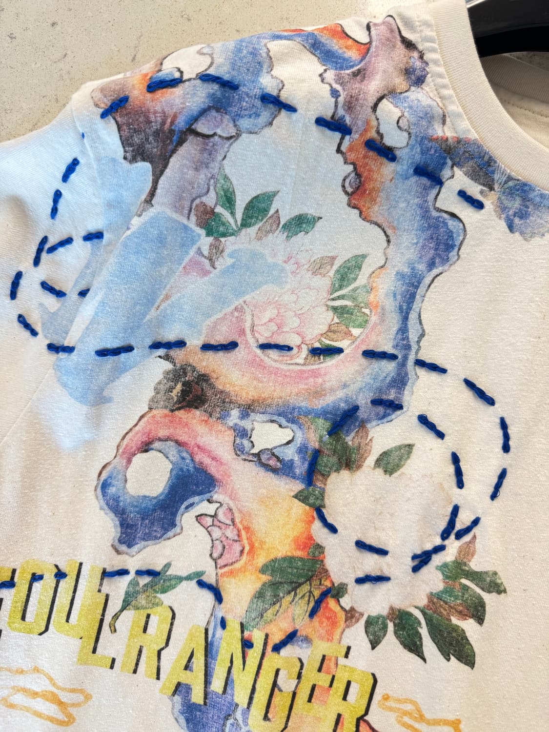 [새제품] 우영미 25ss 아이보리 그래픽 티셔츠 48 상품이미지6