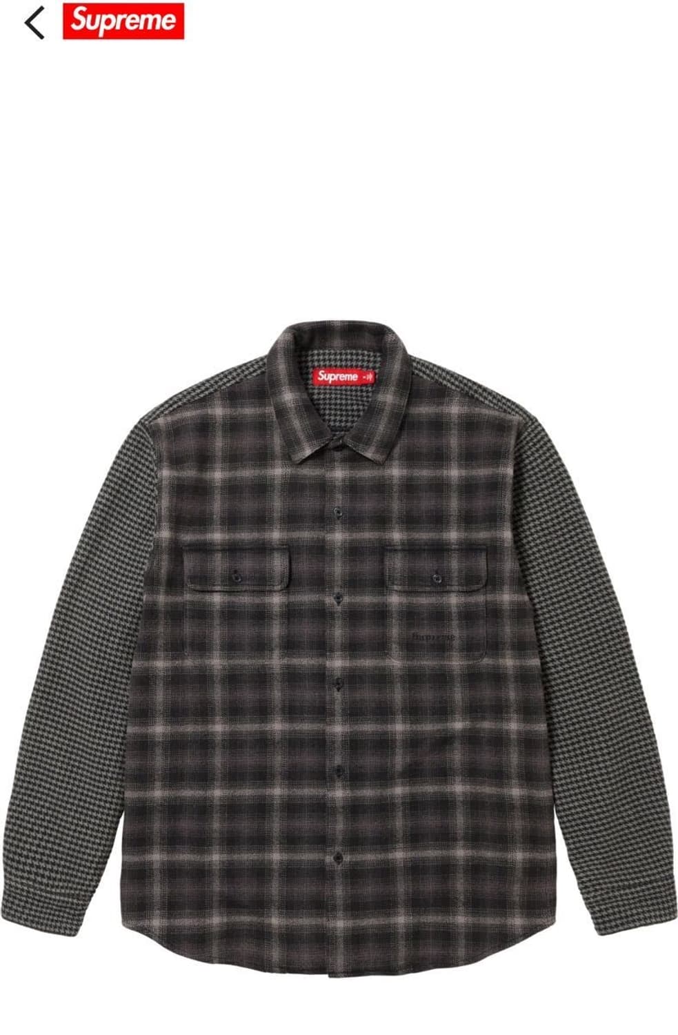 슈프림 houndstooth 셔츠 23fw 상품이미지1