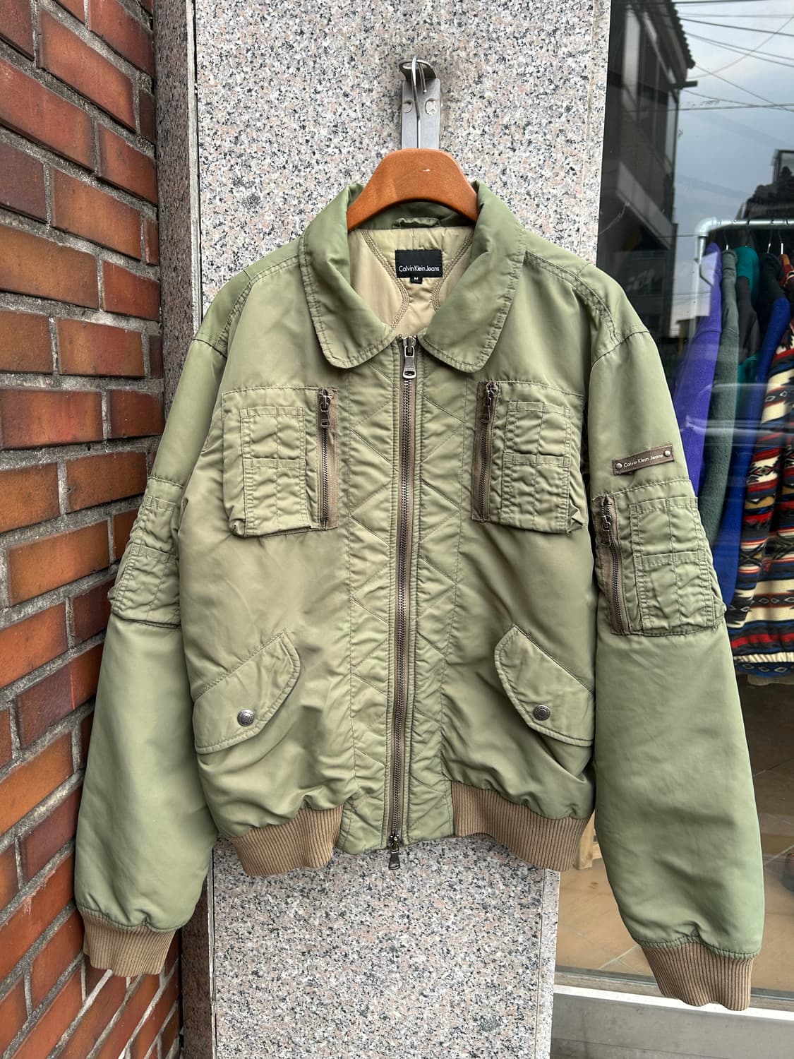 00‘s 켈빈클라인진스 멀티포켓봄버 상품이미지7