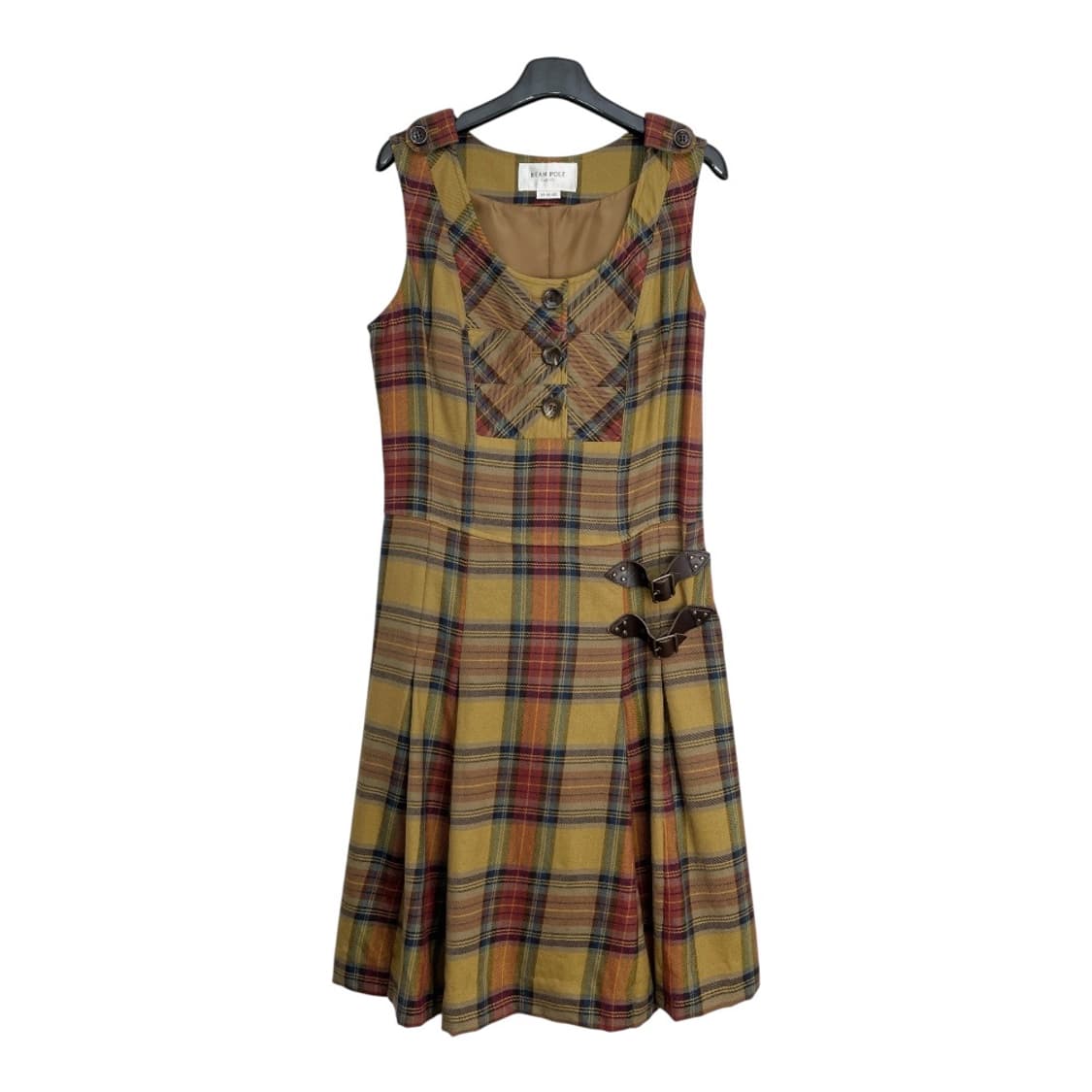 BEAN POLE 빈폴 레이디스 체크 패턴 원피스 상품이미지1