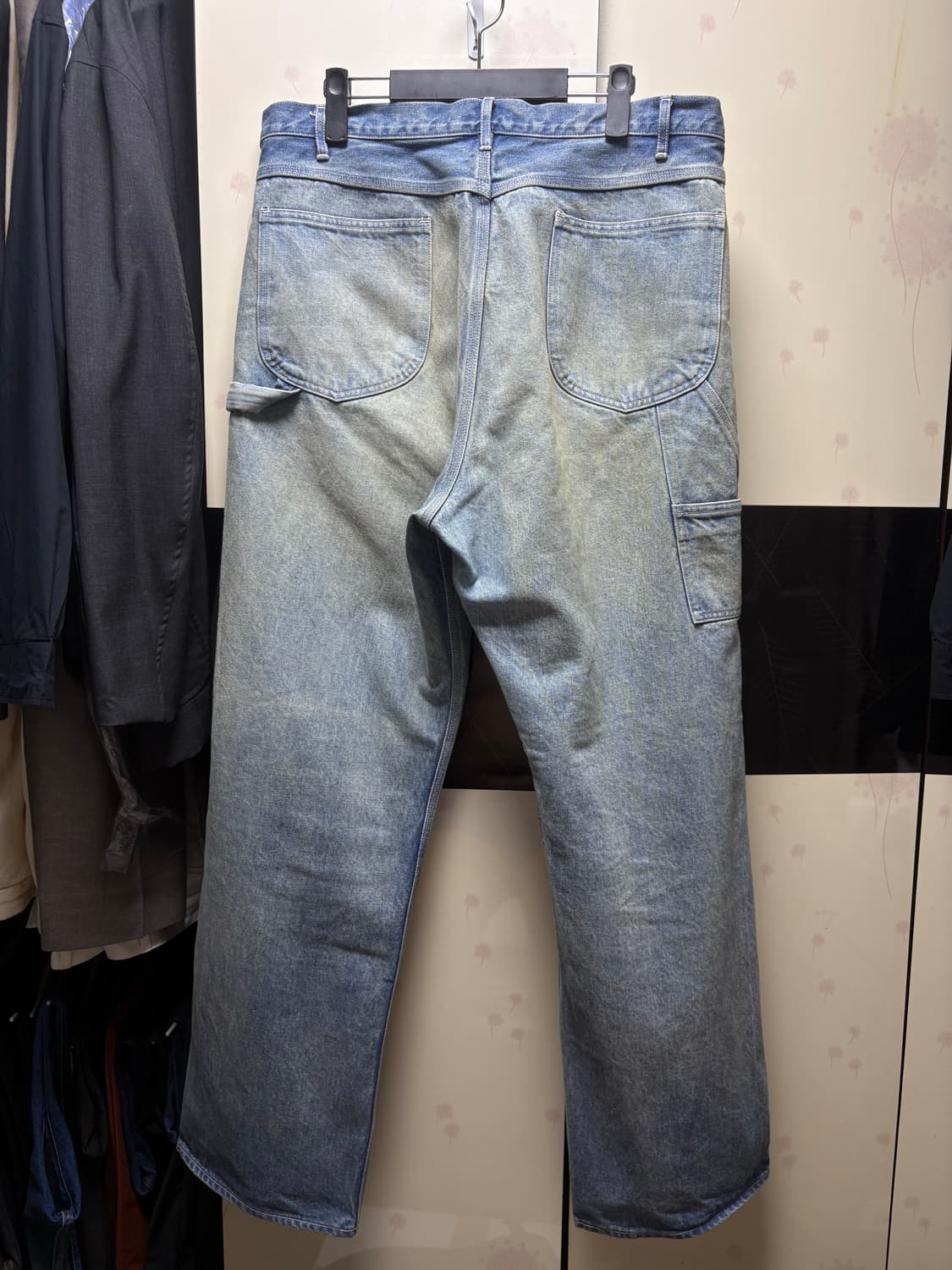 [5] 오라리 24aw 셀비지 페이디드 헤비 데님 페인터 팬츠 상품이미지5