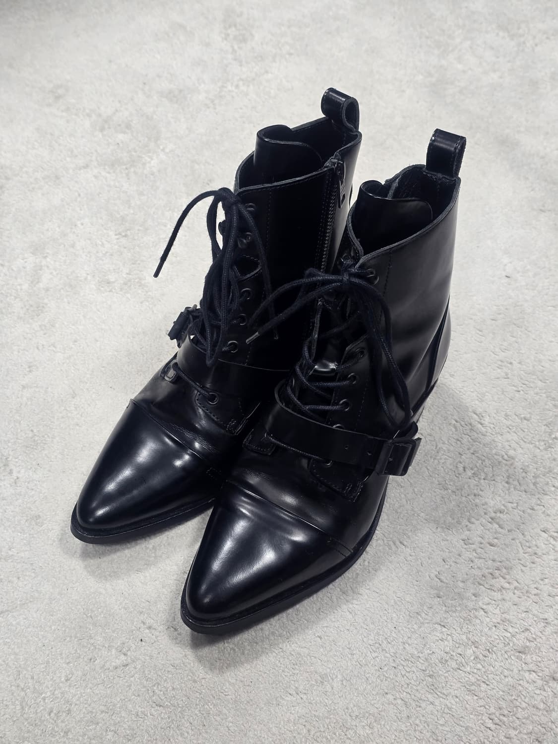 올세인츠 케이티 레더 앵글부츠 39 상품이미지2