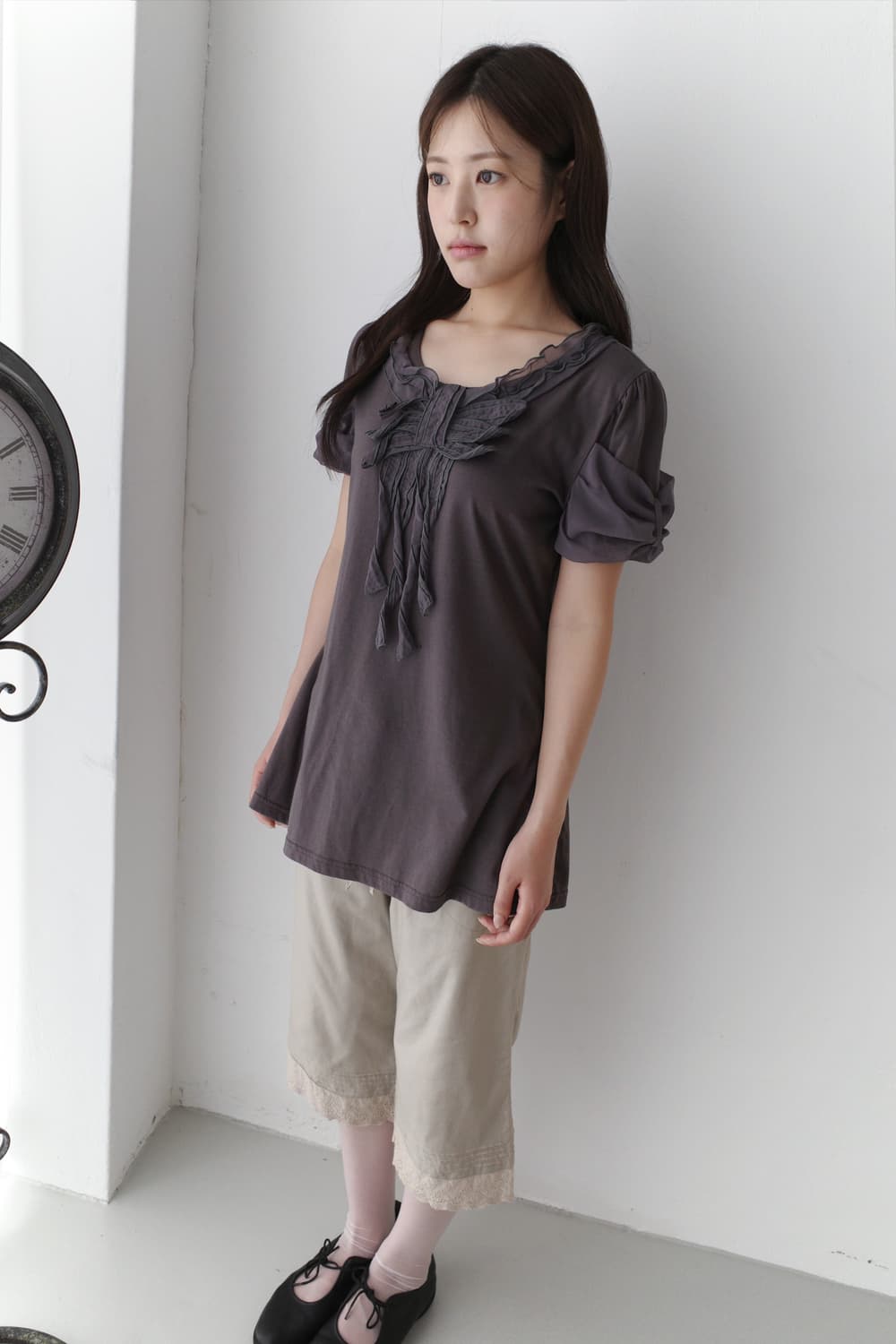 frill long half T  상품이미지6