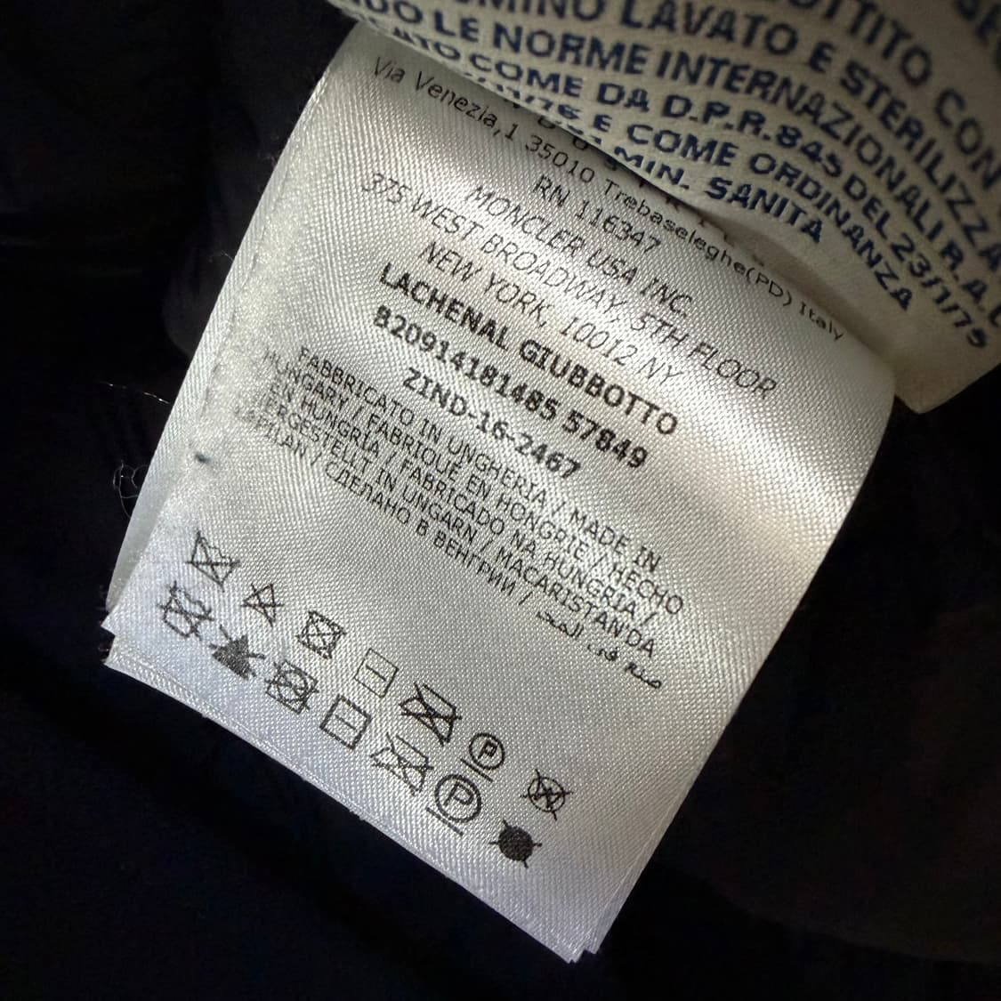 [S+급/4] 몽클레어 라흐넬 무스탕 레더 자켓 브라운 상품이미지7