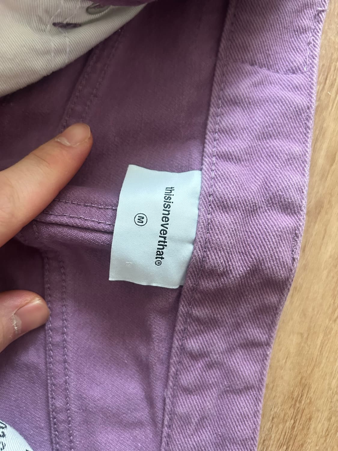 디네뎃 퍼플 바지 팝니다 상품이미지3