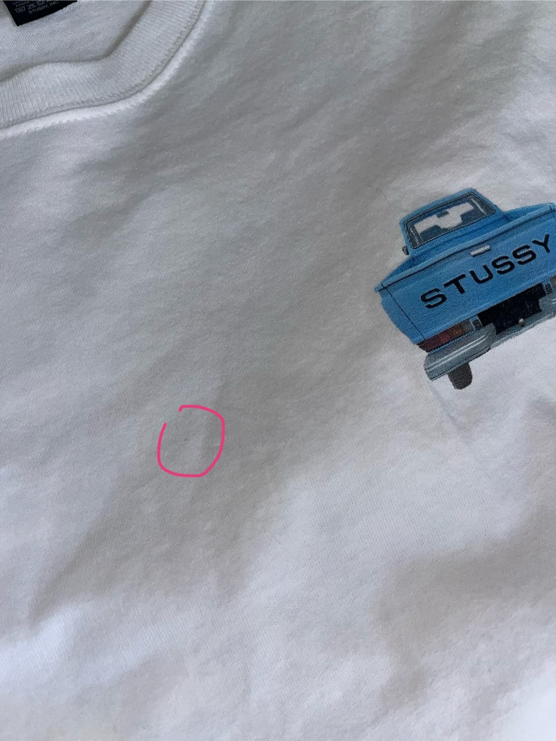 스투시 pickup tee 픽업티 s 상품이미지5