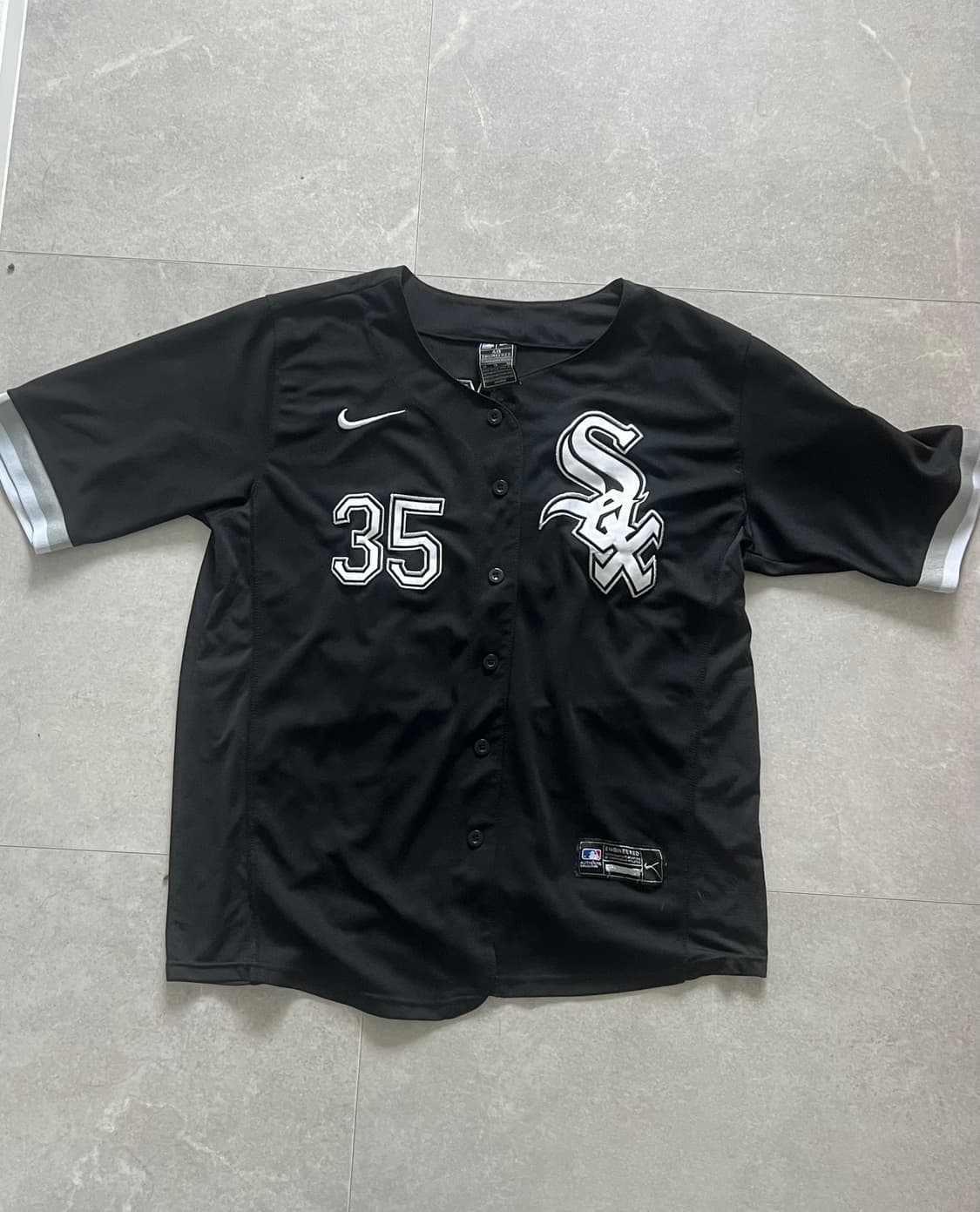 나이키 mlb 화이트삭스 리미티드 유니폼 블랙 상품이미지1