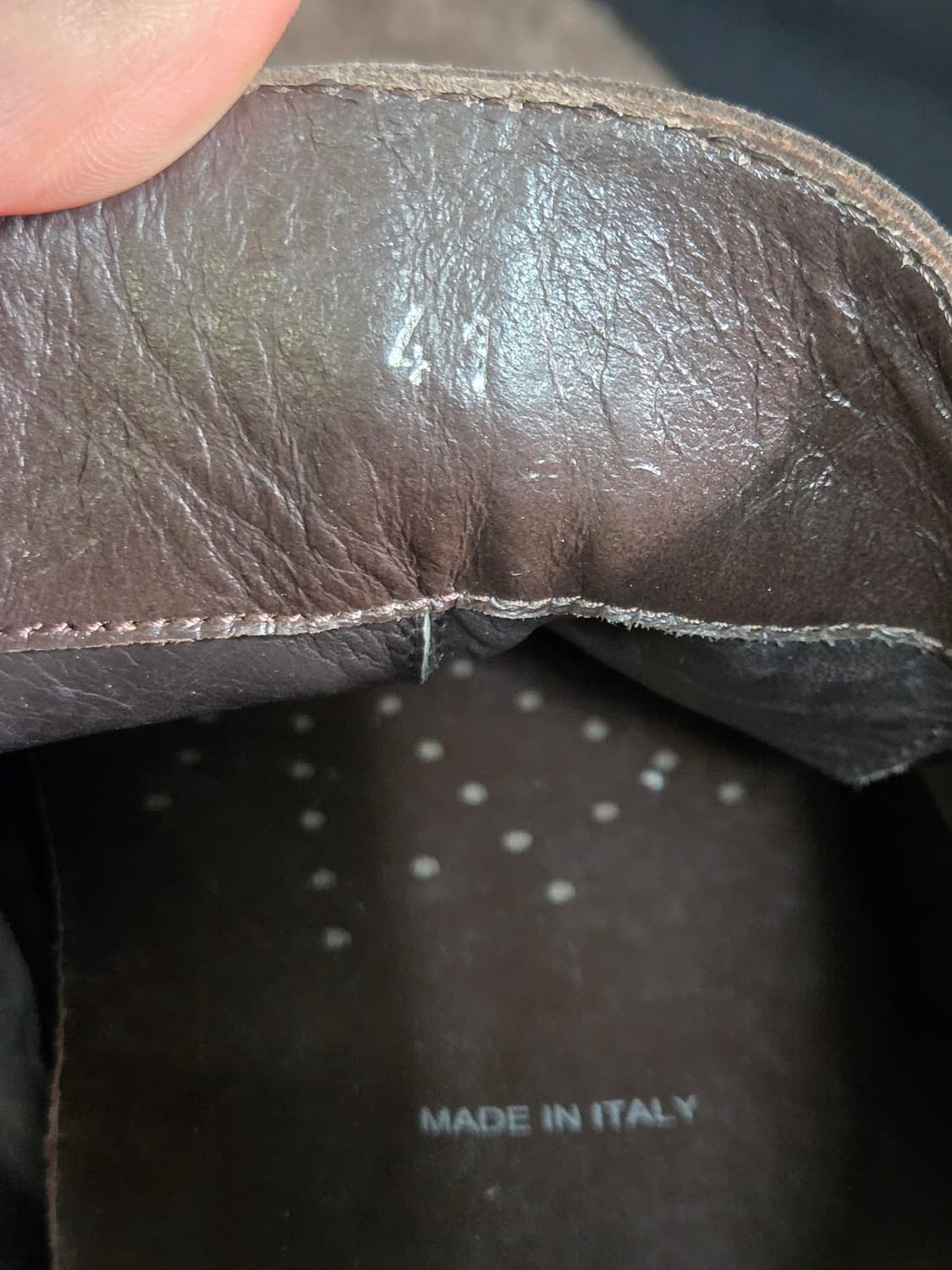 (정품) [몽클레어] 스웨이드 가죽 스니커즈 판매합니다. 상품이미지7