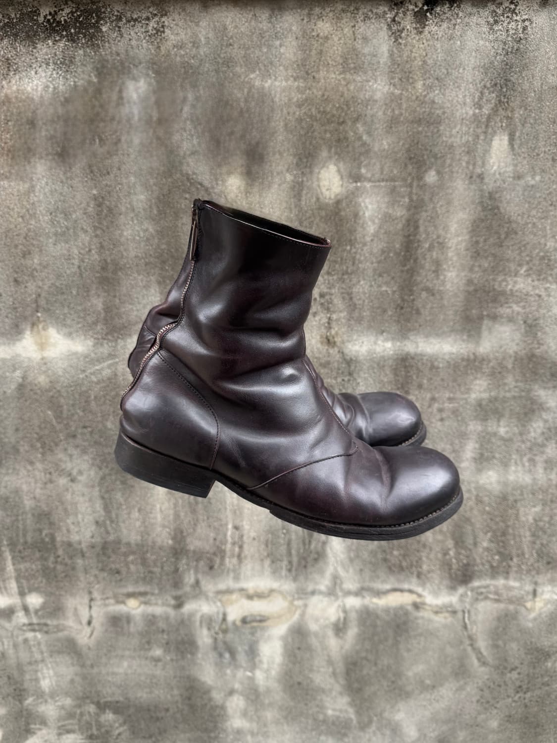 10sei0otto Back Zip Laeather Boots(41) 상품이미지4