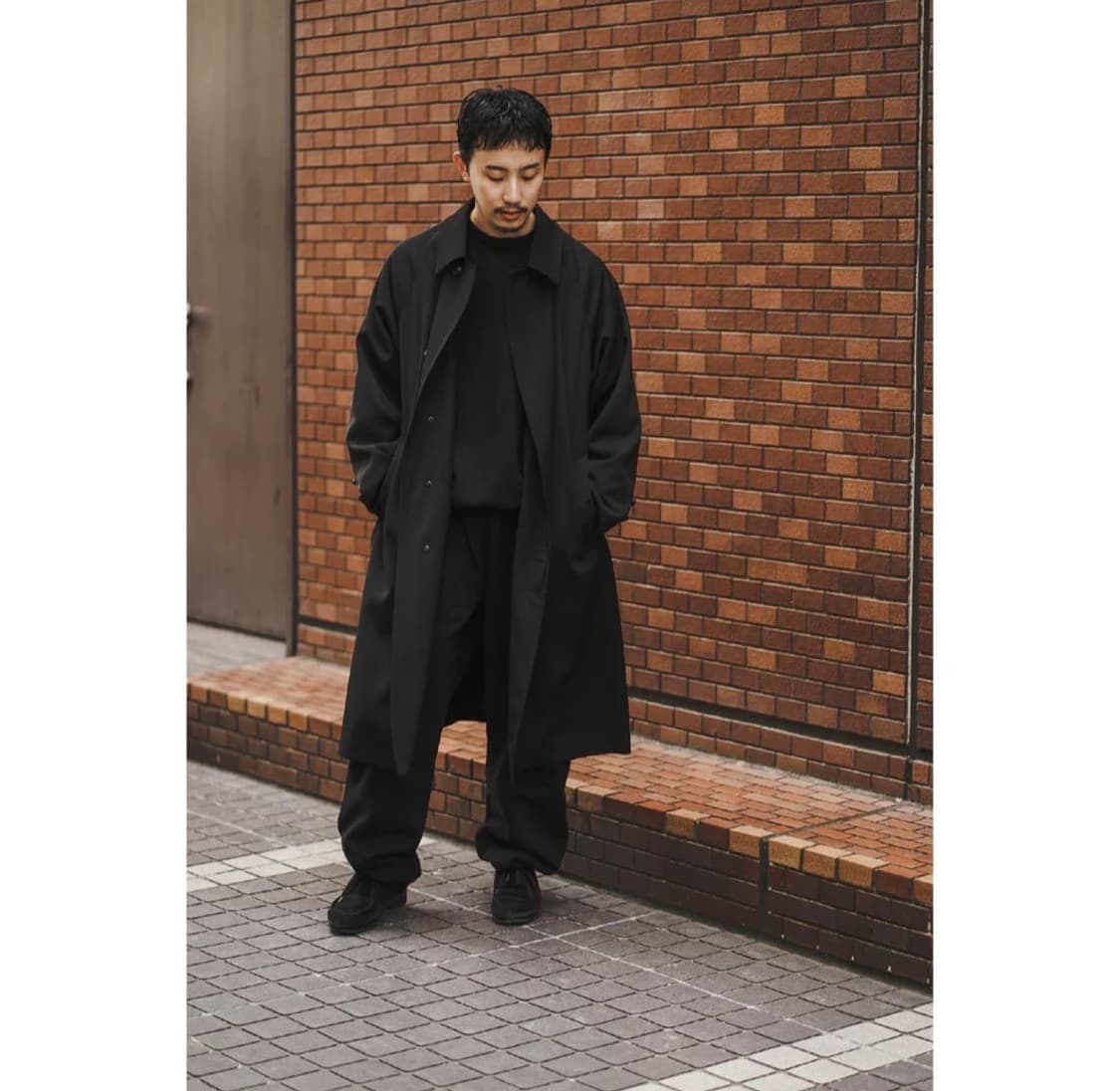 코모리 울 개버딘 코트 구해요! 상품이미지3