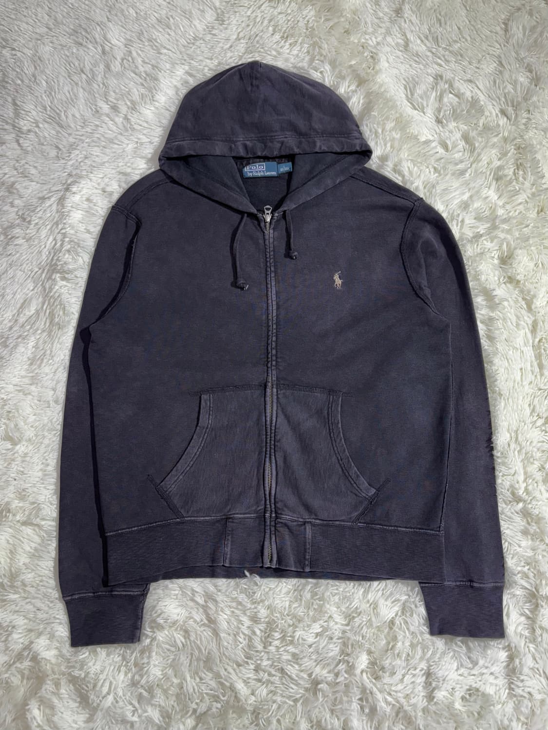 폴로 랄프로렌 빈티지 워싱 포니 후드집업  상품이미지4