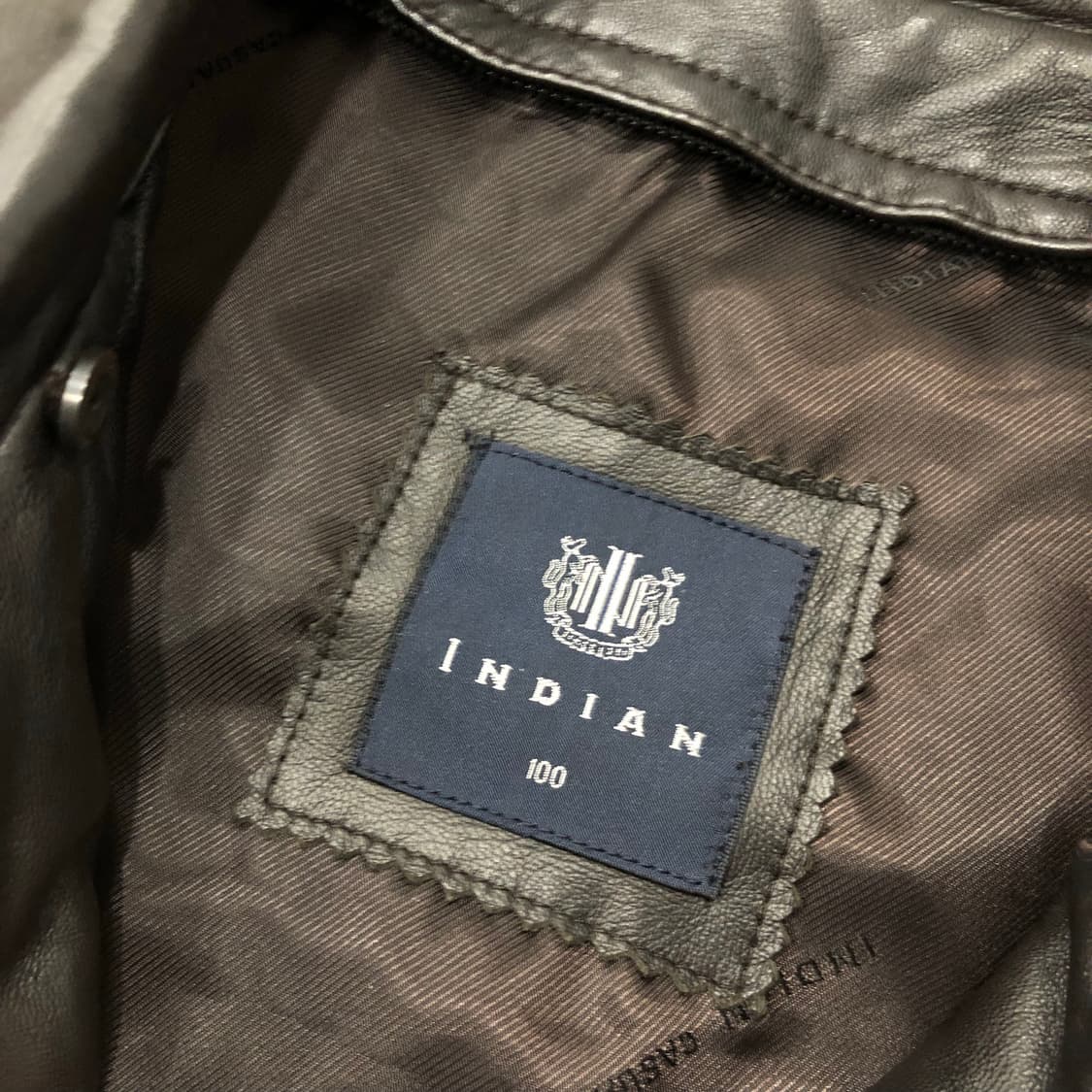 인디안 양가죽 봄버 레더 가죽 자켓 상품이미지6