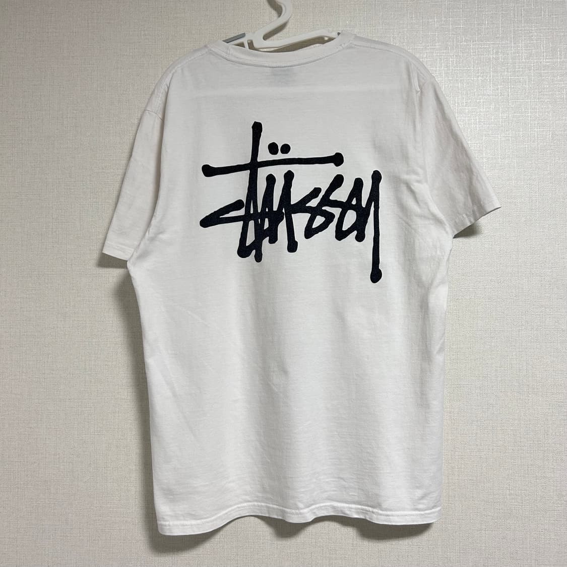 스투시 베이직 반팔 티셔츠 화이트 S  상품이미지5