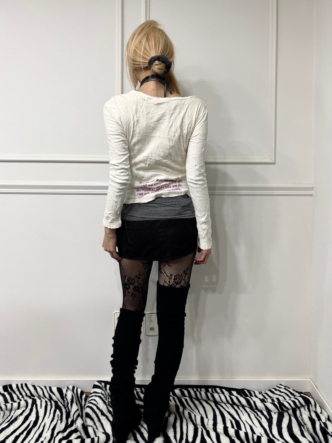 [Colza]Y2K Girl Print Sleeve 상품이미지2