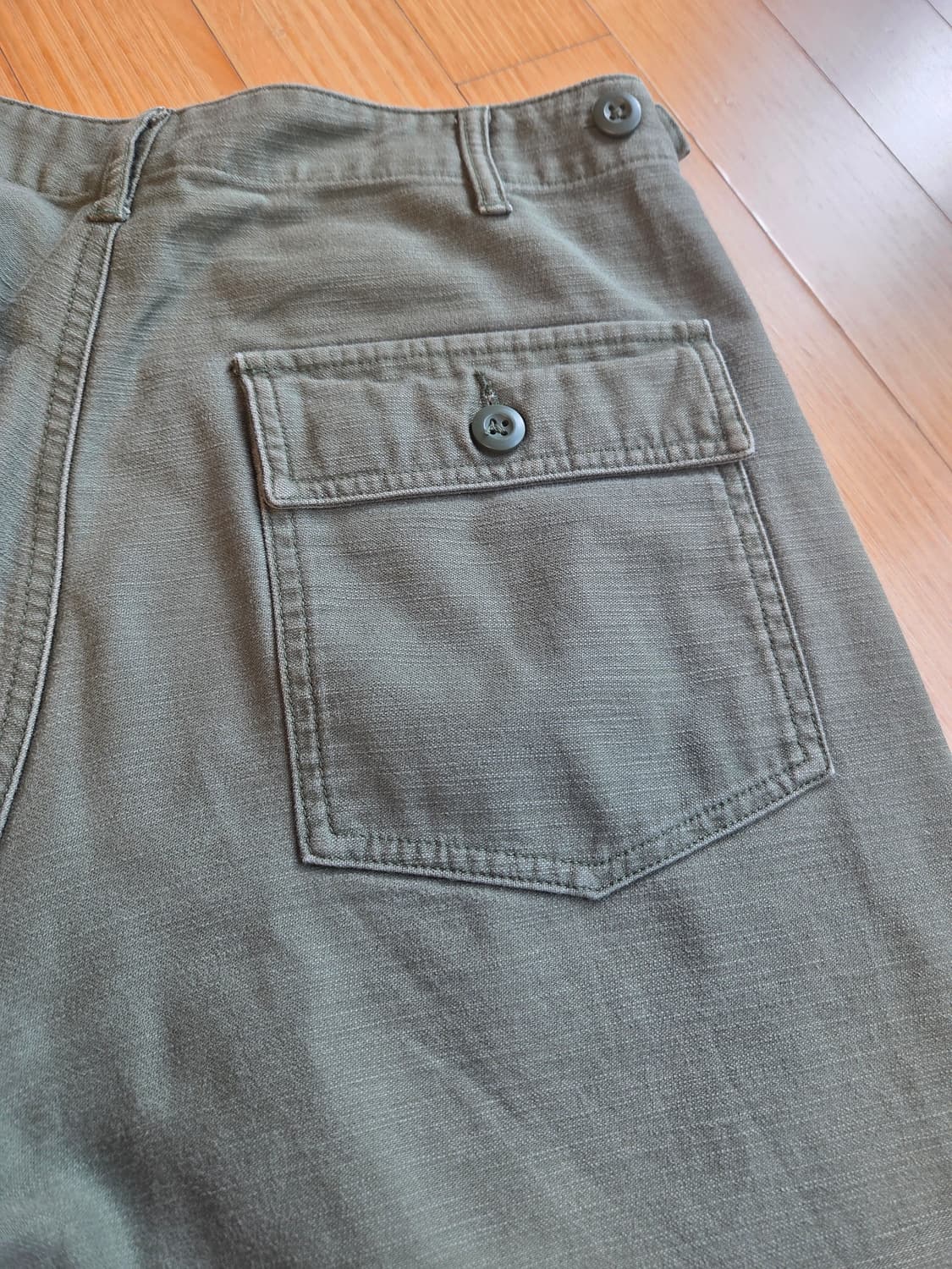 무탠다드 세이지그린 와이드 레플리카 퍼티그팬츠 32사이즈 상품이미지3