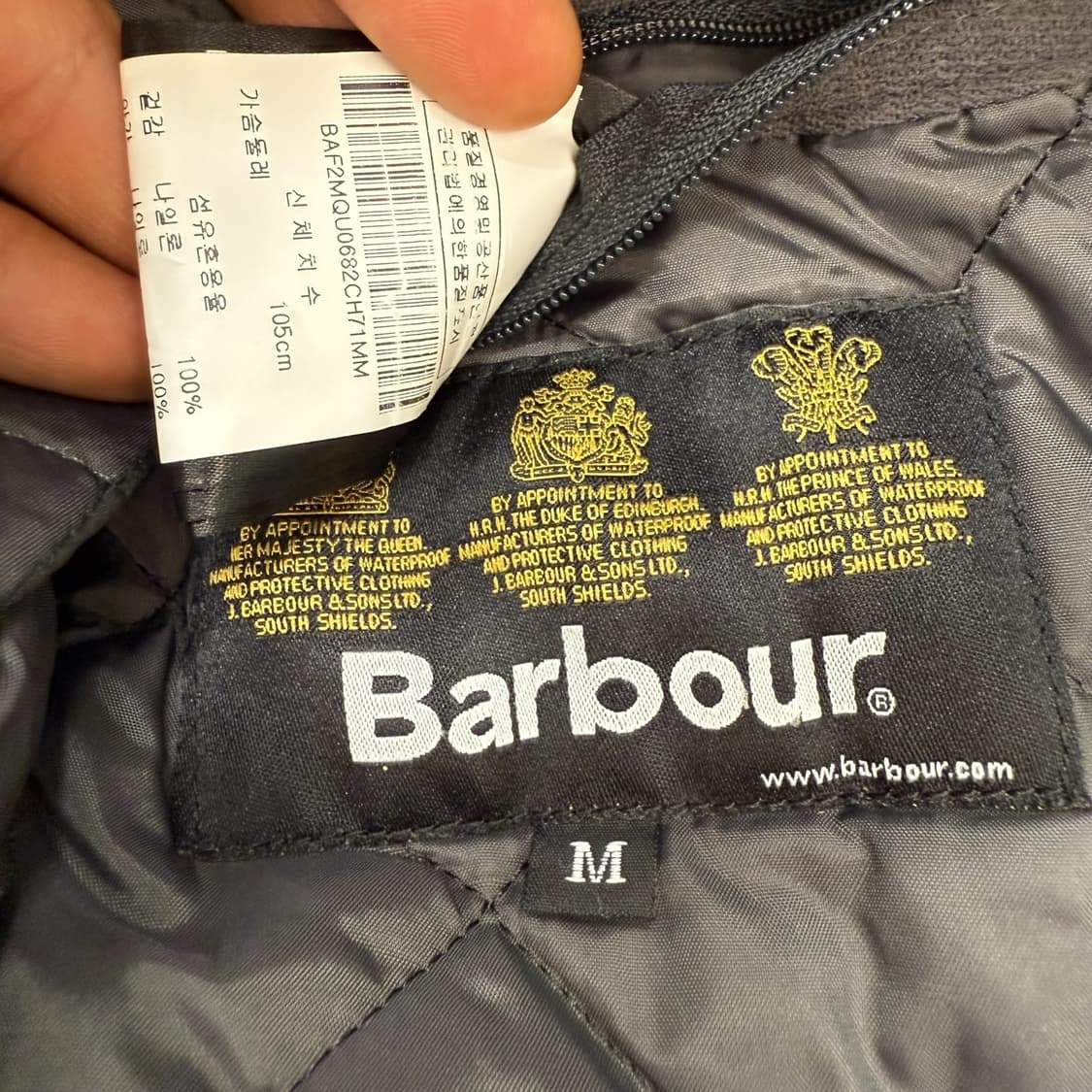 바버 퀄팅 자켓 r1885  상품이미지8