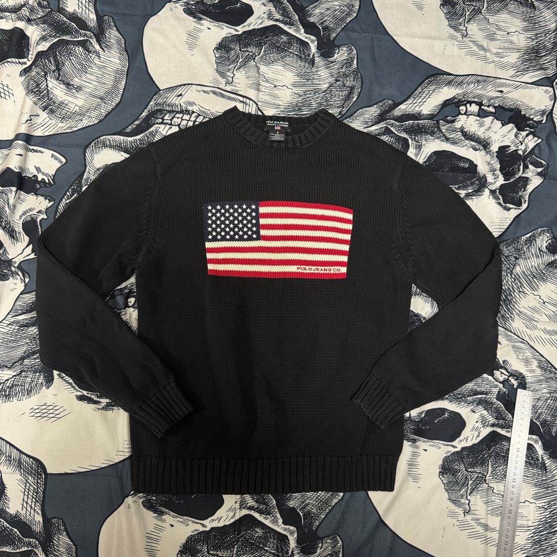 폴로 성조기 니트 S사이즈 상품이미지1