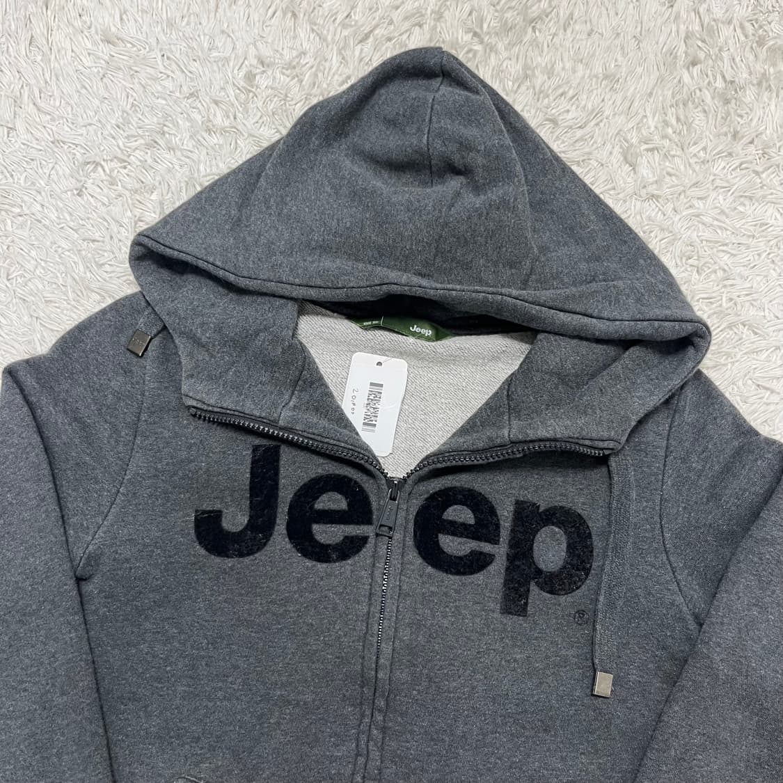 Jeep grey hoodie zip-up 상품이미지5