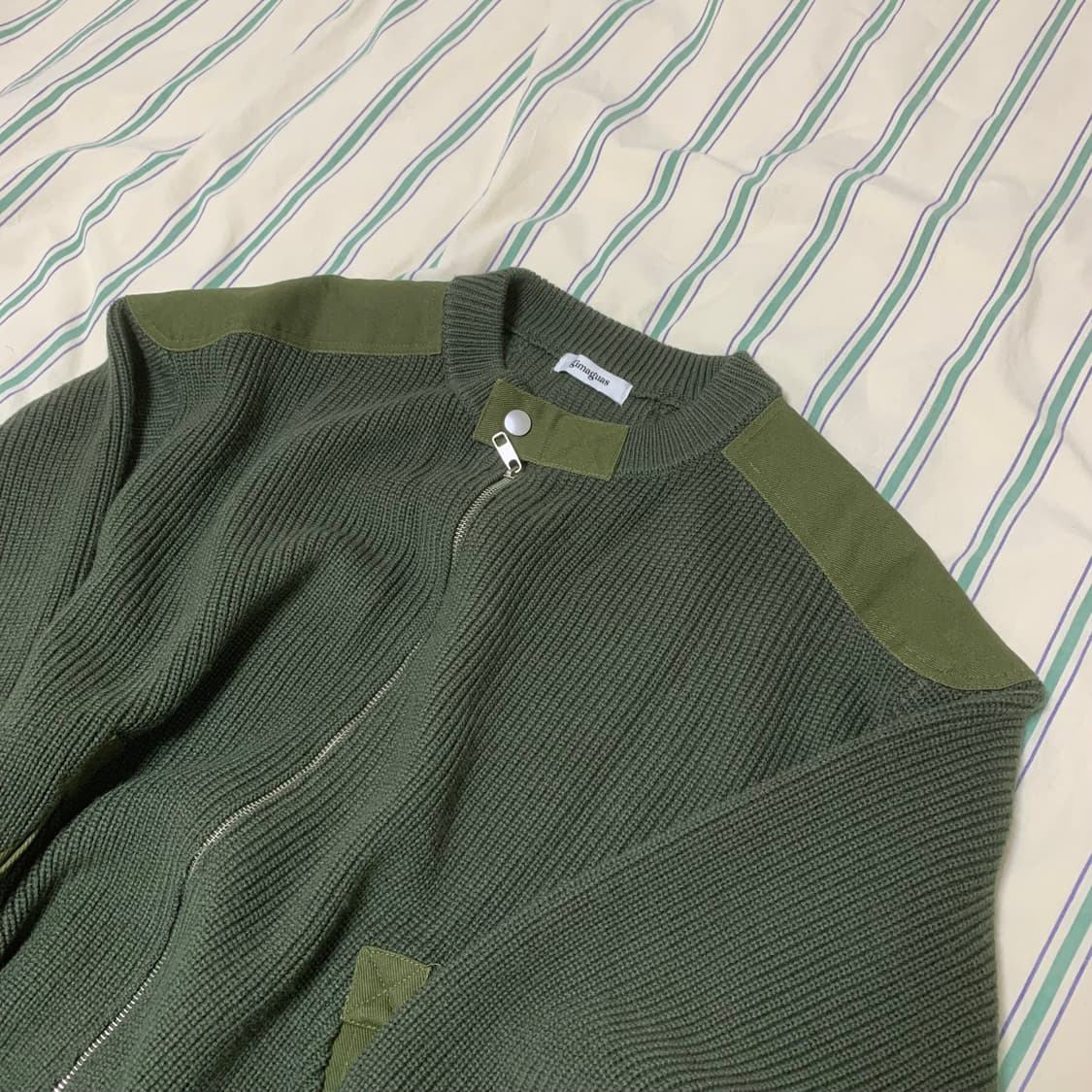 gimaguas 기마구아스 코만도 니트 집업 M 상품이미지2