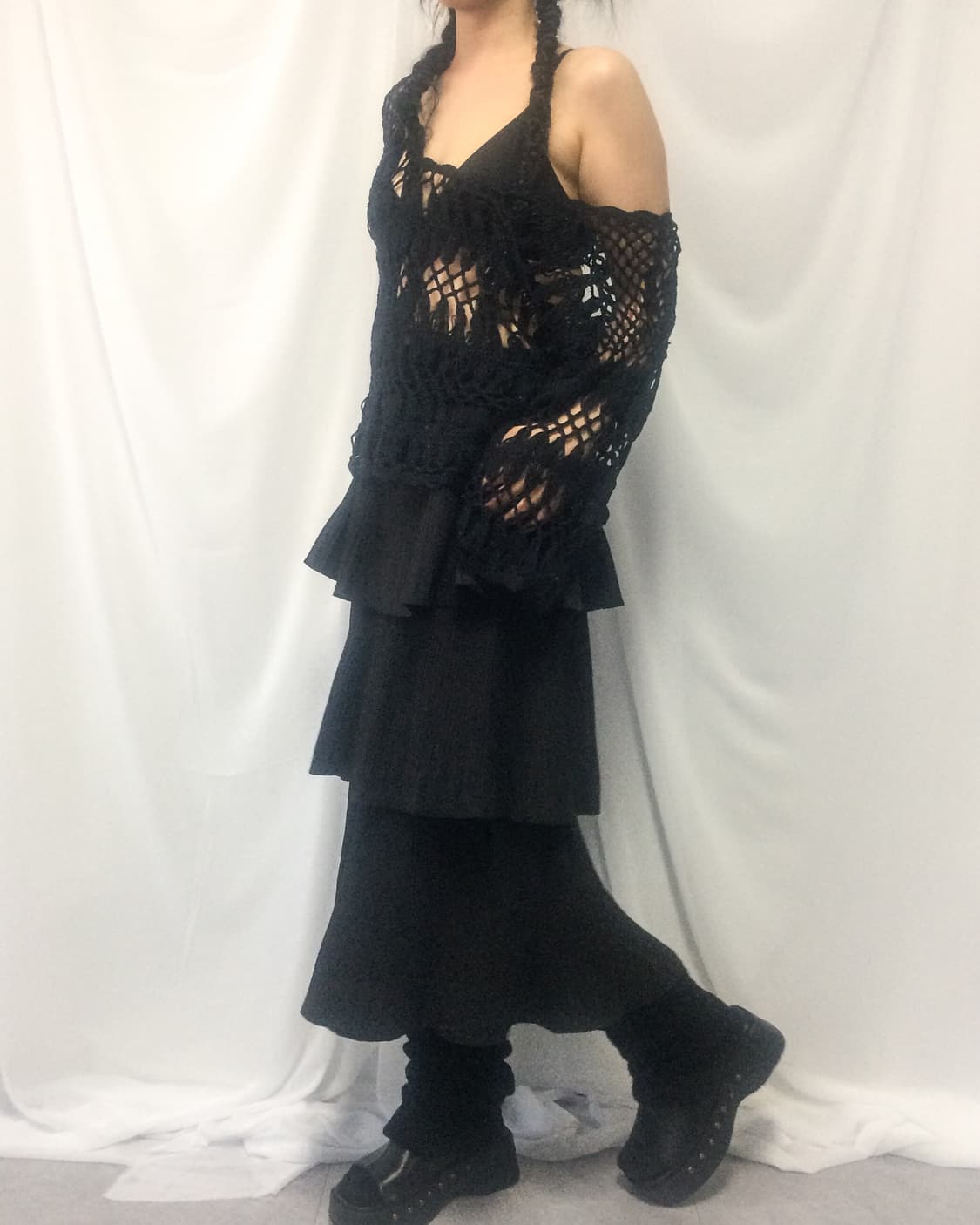 Pleats layer long skirt 상품이미지5