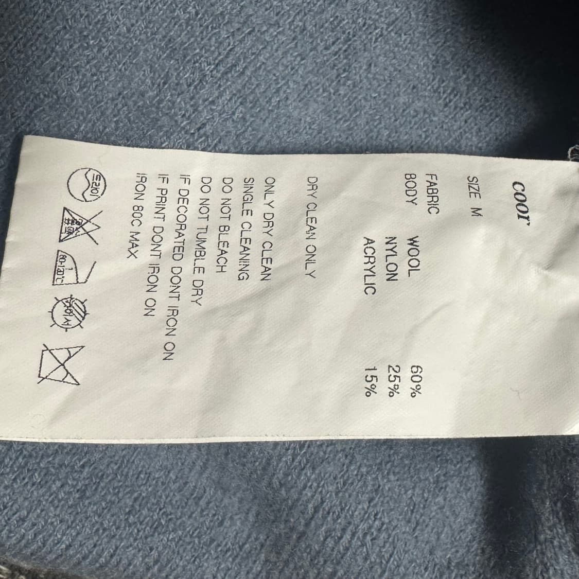 쿠어 Coor 울 니트 M사이즈 상품이미지2