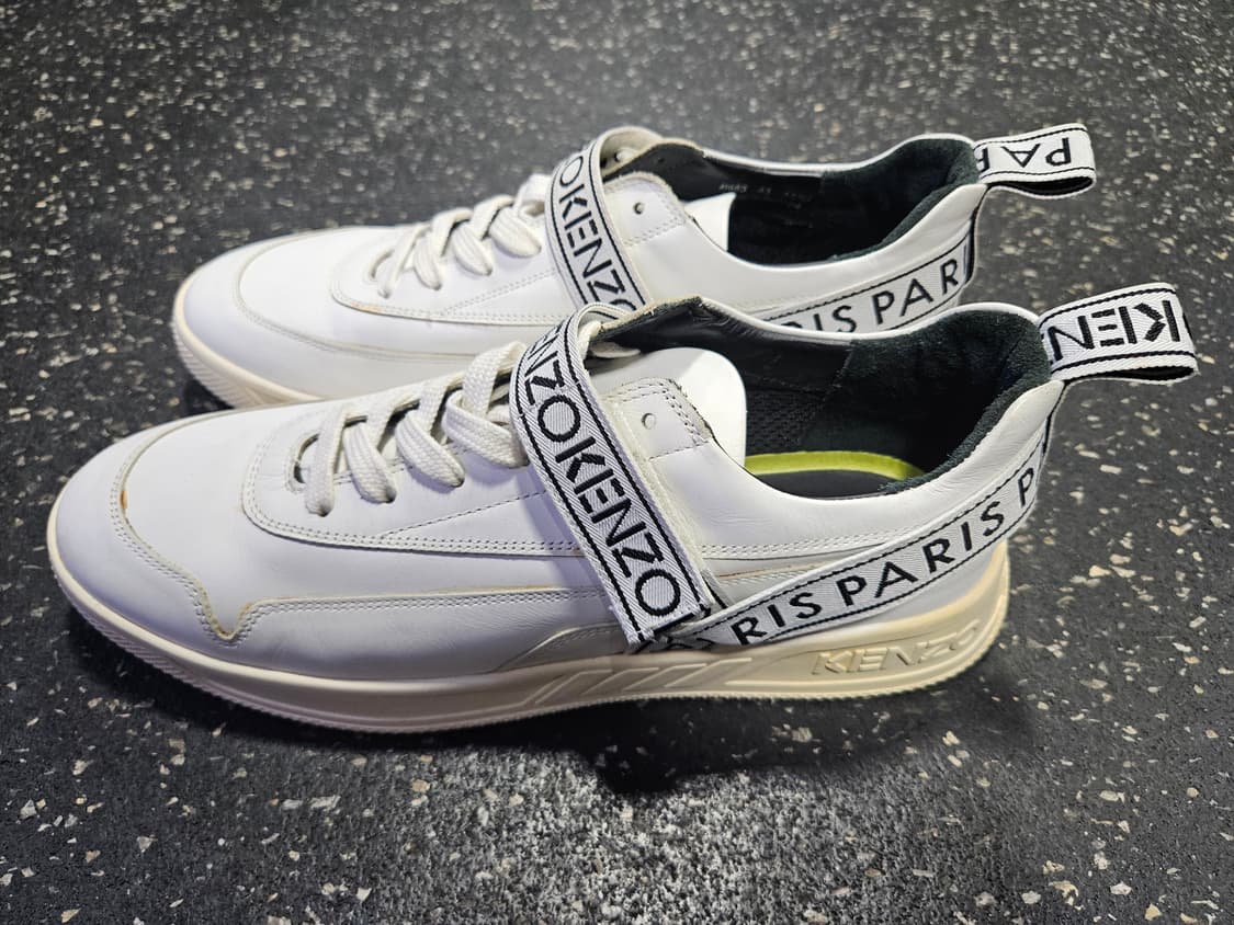 겐조 화이트 스니커즈 43사이즈 (275~280mm) 상품이미지1