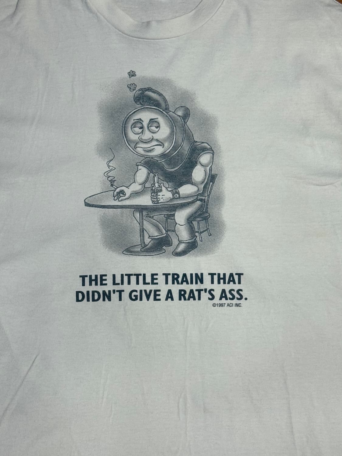 90s Thomas & Friends 토마스와 친구들 패러디 티셔츠 상품이미지2