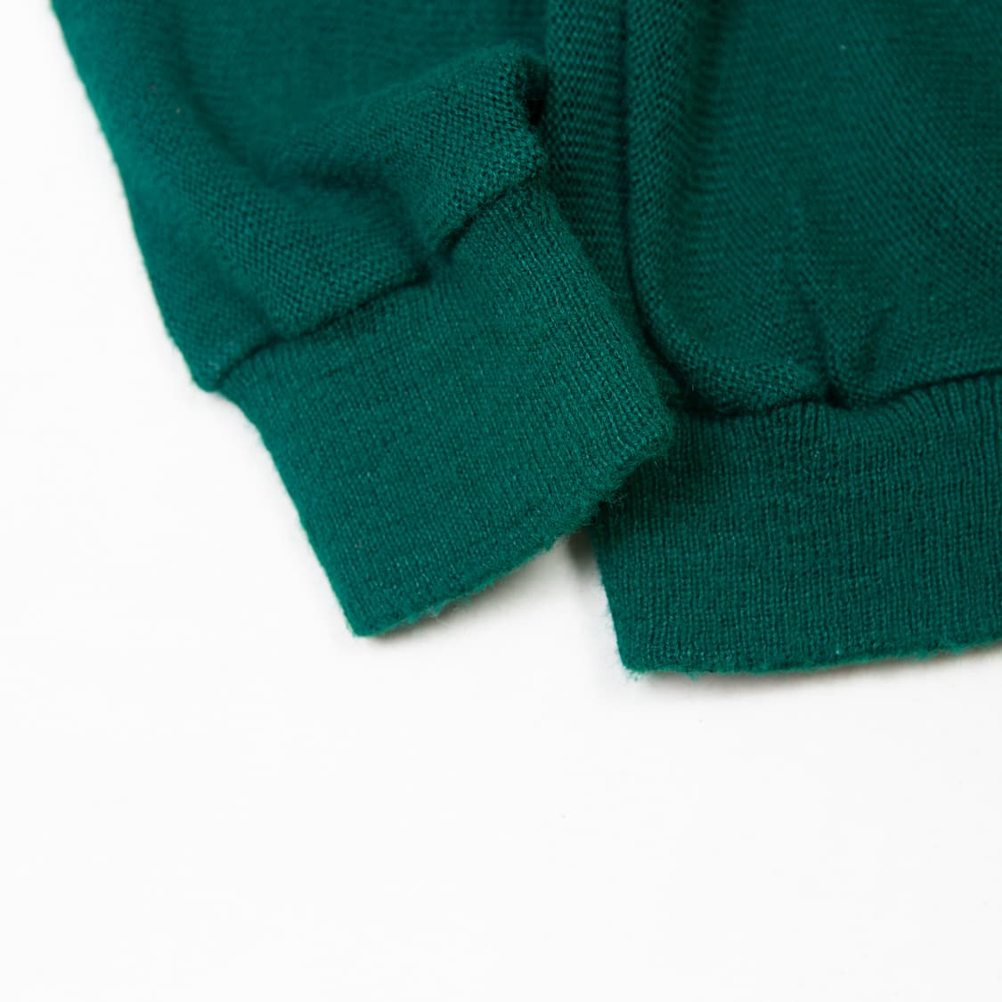 70s IZOD 라코스테 아크릴 가디건 딥 그린 상품이미지5