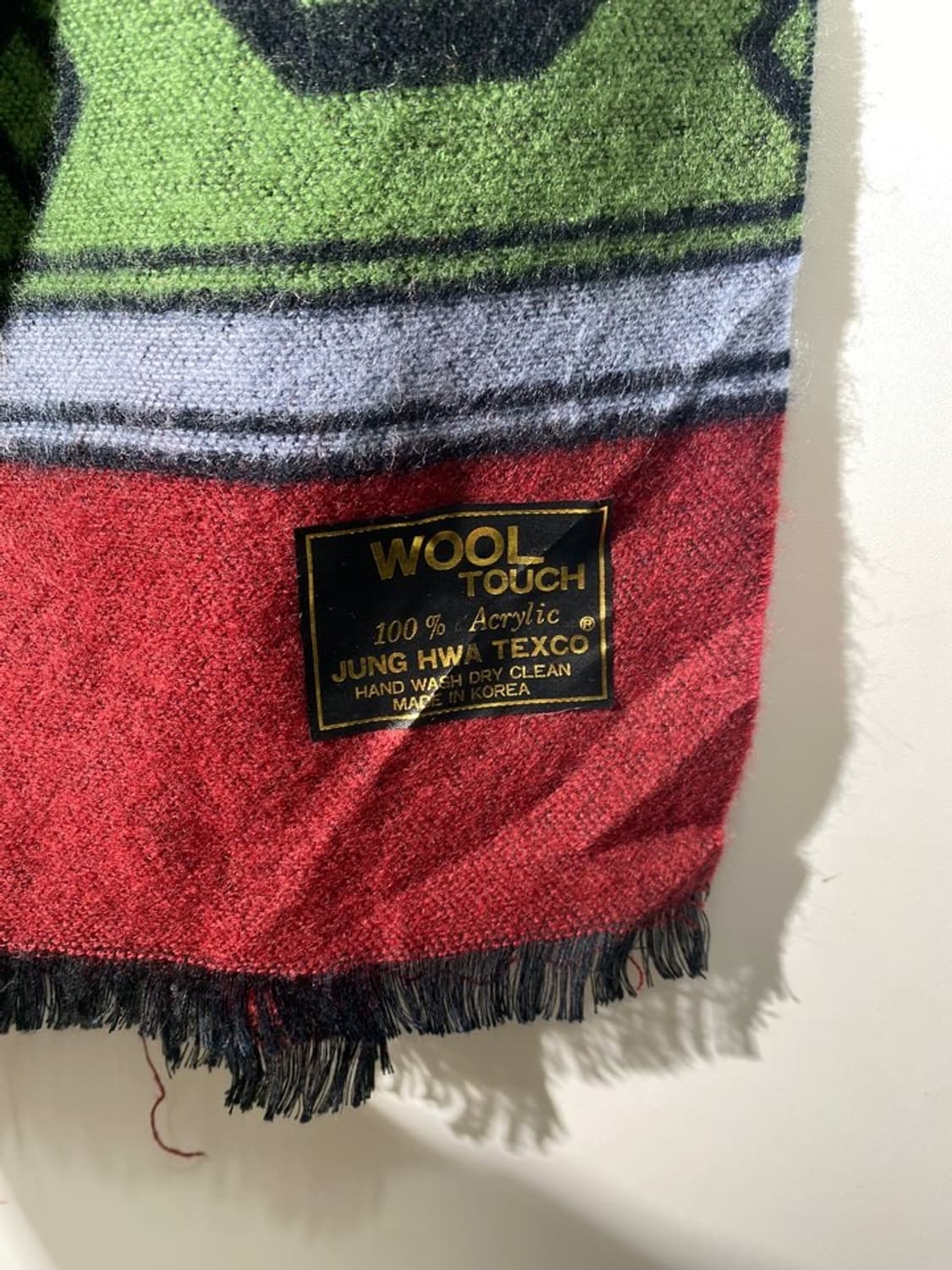 wool touch 패턴 머플러 상품이미지3