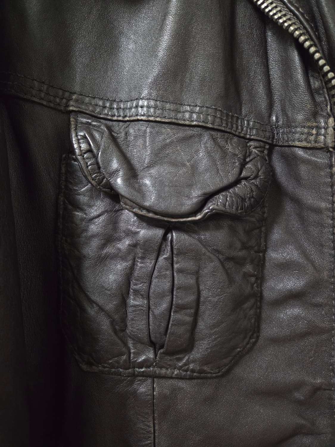 일제 램스킨 레더 자켓 m 상품이미지5