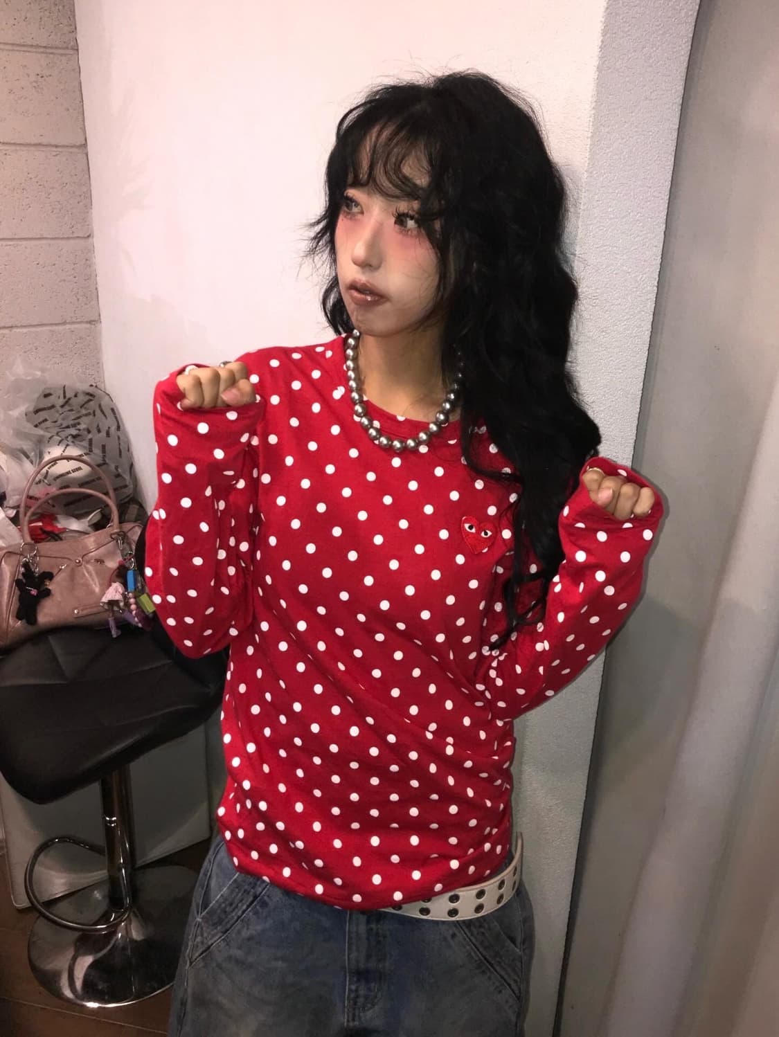 Comme Des Garcons Dots Long Sleeves 상품이미지2