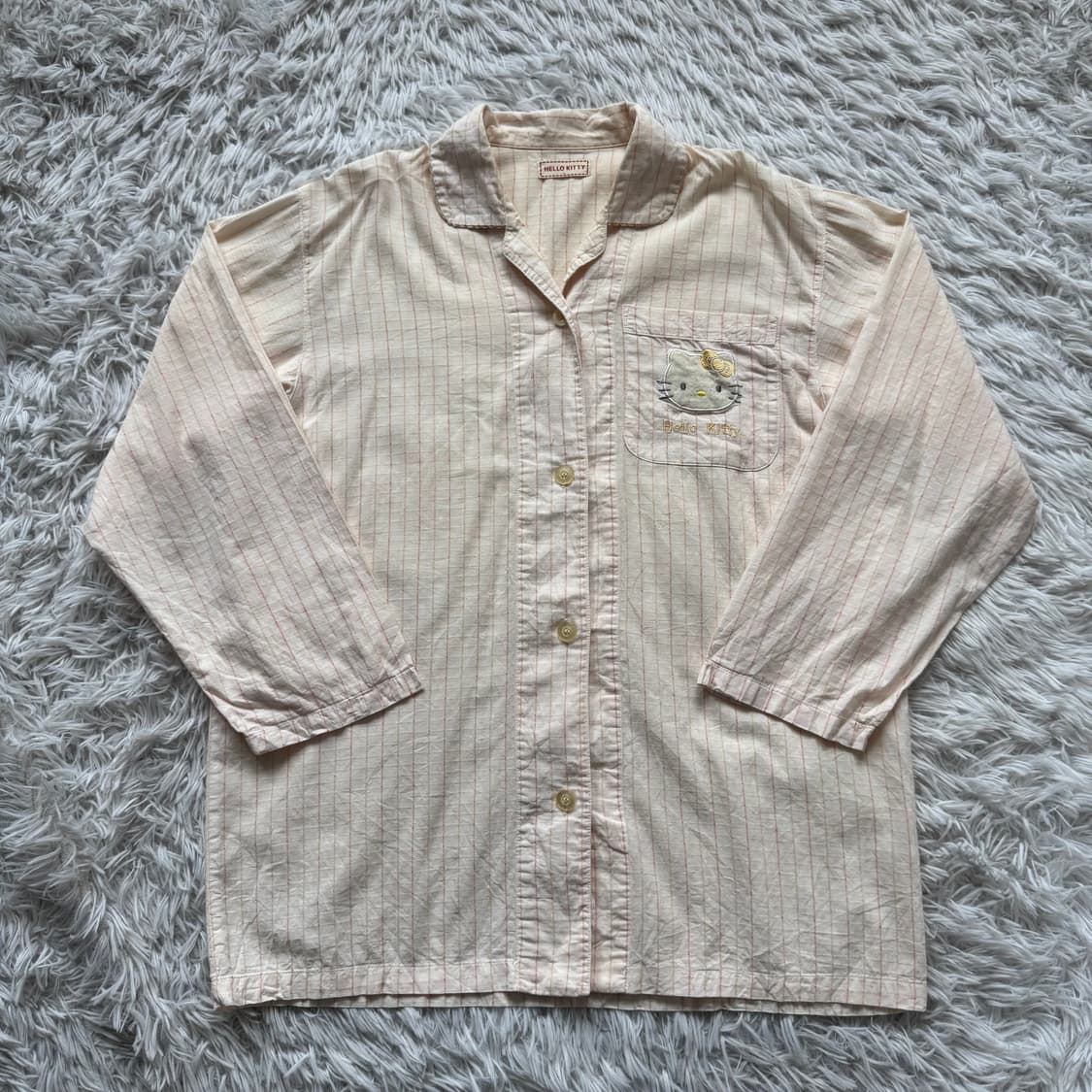 HELLO KITTY 일본빈티지 잠옷 산리오 키티 파자마 셋업 L 42 상품이미지2